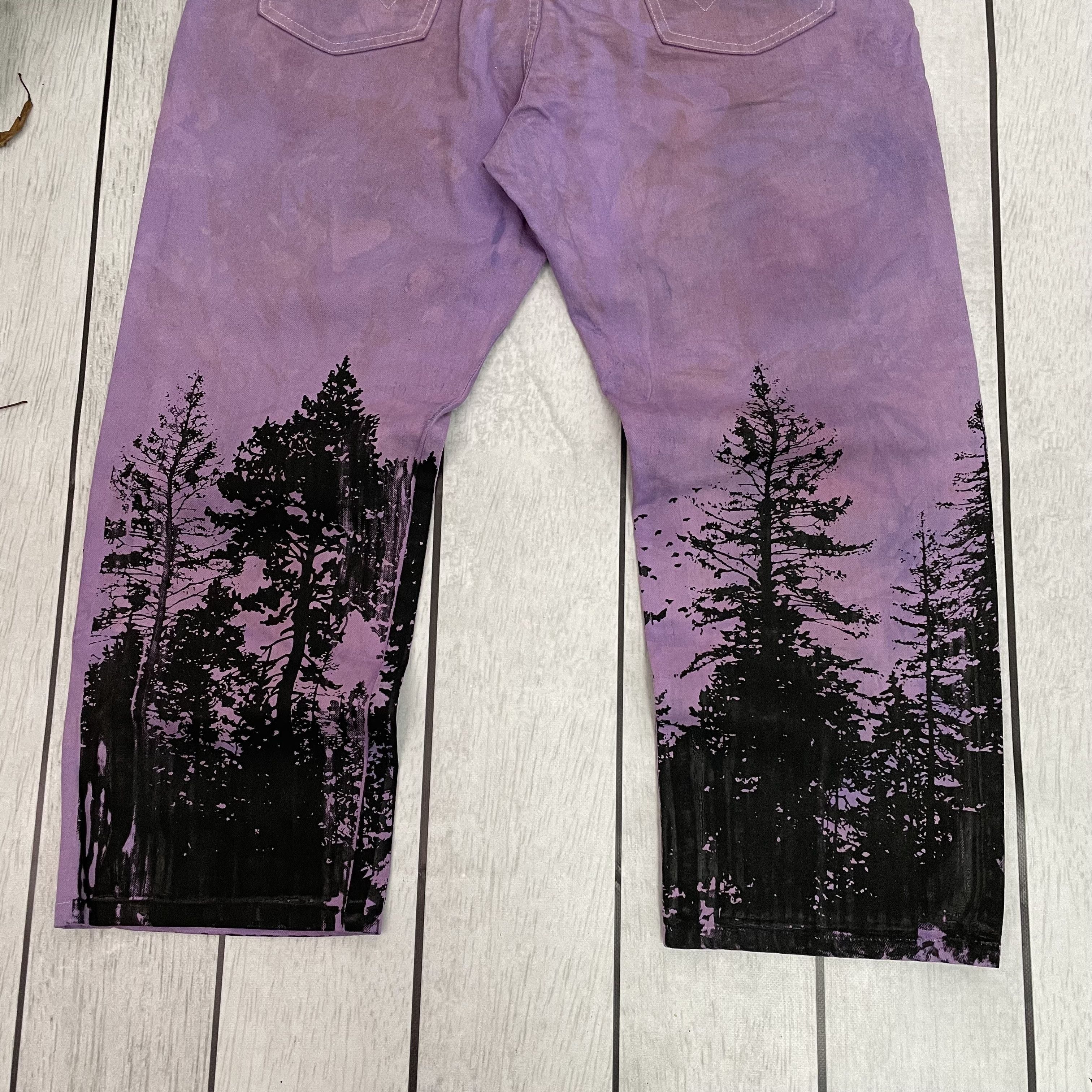 Edwin Custom Reworked Edwin 1of1 Mystery forest and Dragon ART Size US 33 - 15 Thumbnail