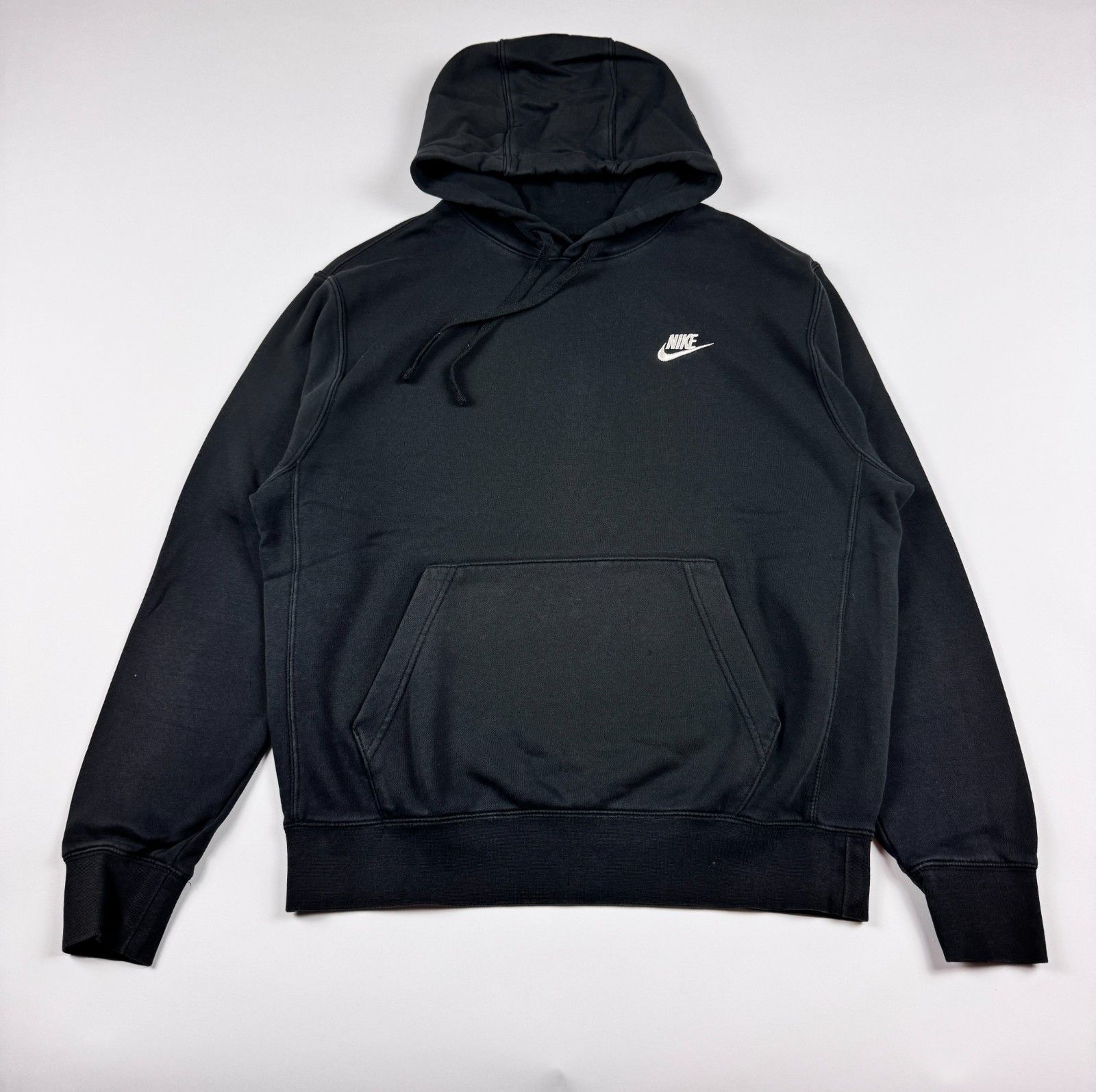 Nike Nike Hoodie M Black Pullover Swoosh Sweatshirt Size US M / EU 48-50 / 2 - 7 Thumbnail