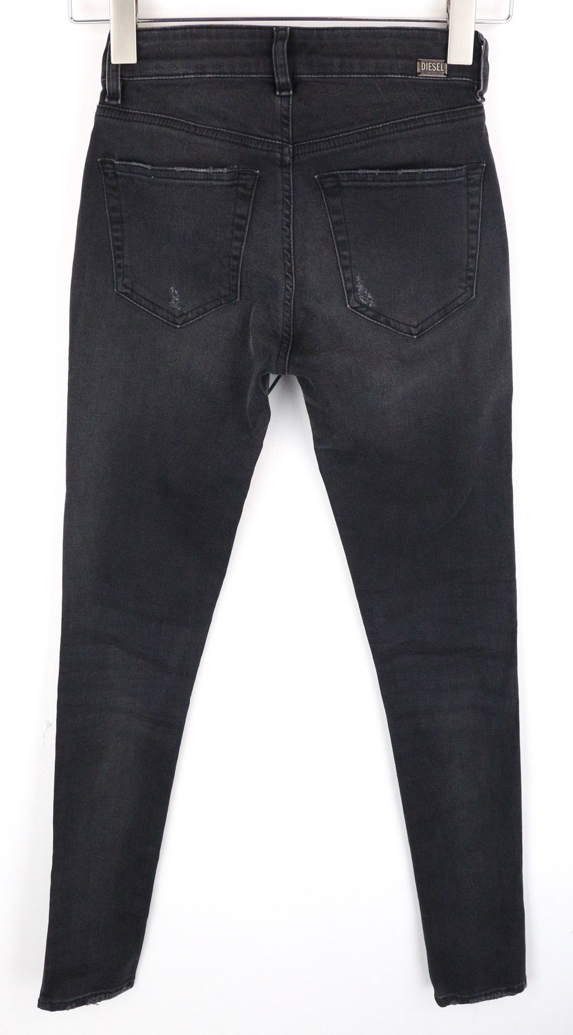 Diesel SLANDY 069GI W23/L32 Grey Stretch Distress Jeans 69899 Size 23" - 2 Thumbnail