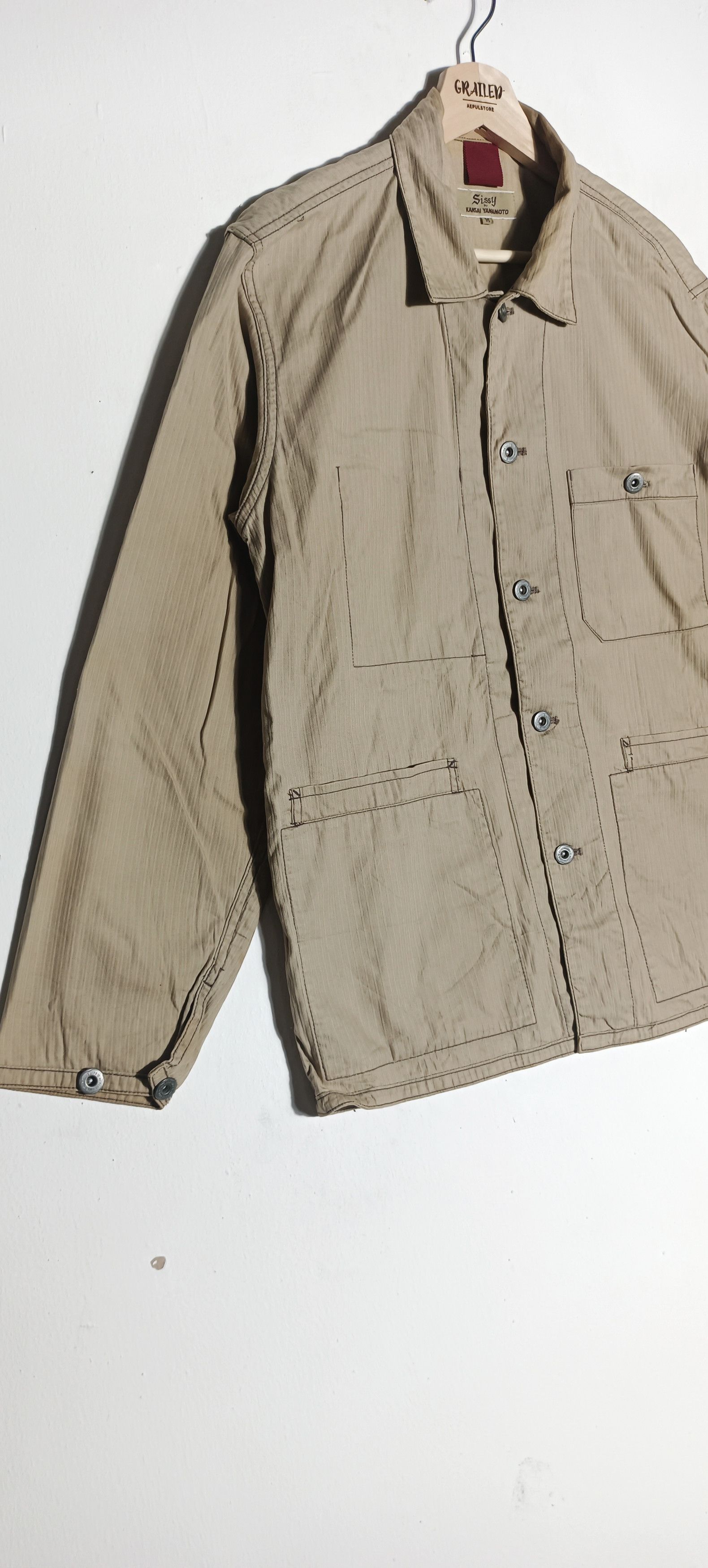 Japanese Brand × Kansai Yamamoto × Vintage SISSY by KANSAI YAMAMOTO CHROE JACKET BUTTON UP Size US M / EU 48-50 / 2 - 6 Thumbnail