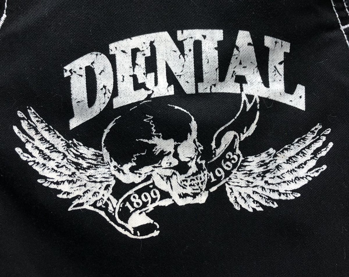 Japanese Brand DENIAL "Abrupt Blow" Graphic Jeans – Gothic Streetwear Style Size US 32 / EU 48 - 10 Thumbnail