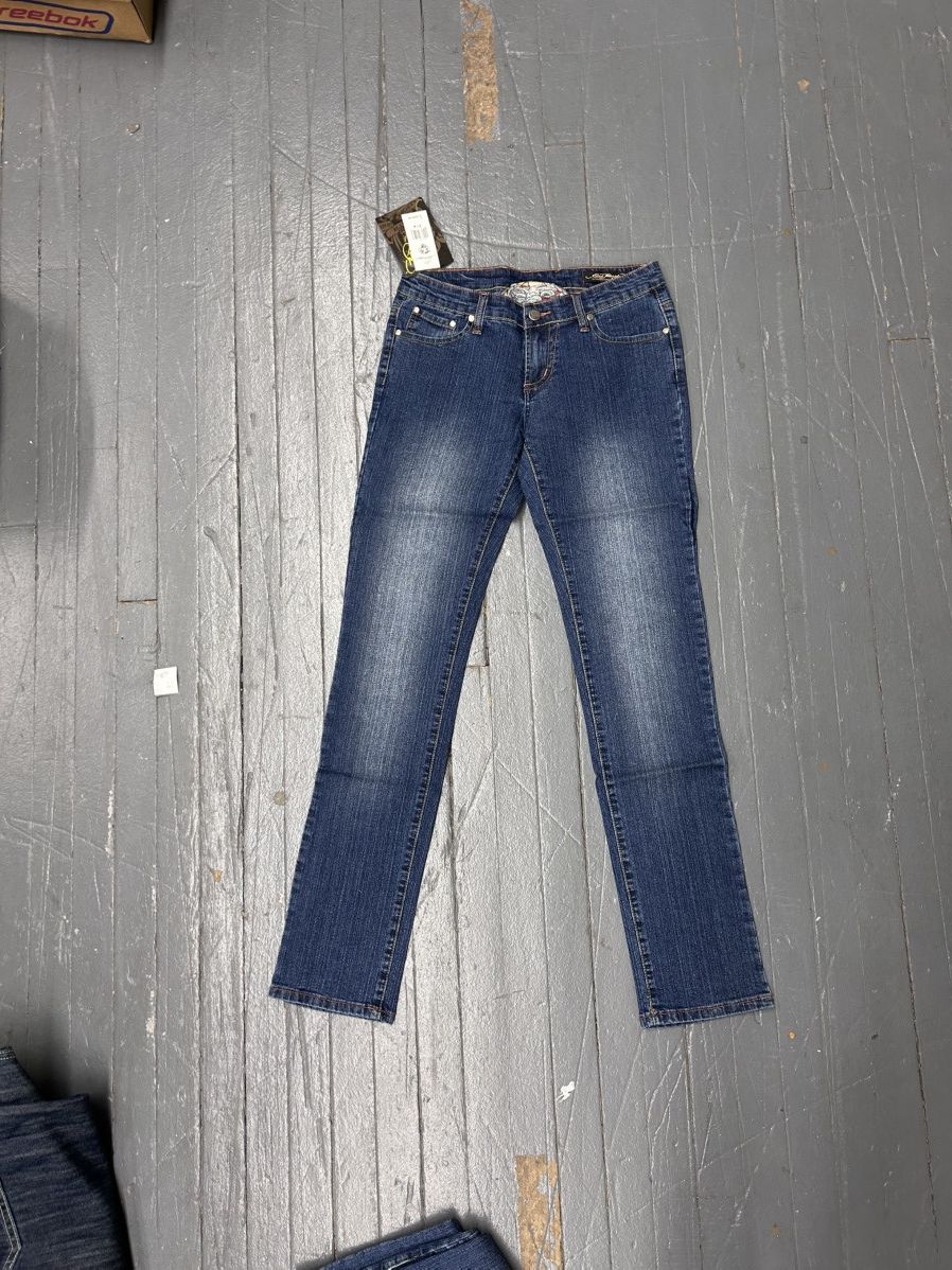 Christian Audigier × Ed Hardy Ed Hardy by Christian Audigier Tiger Jeans Women’s Size 26" / US 2 / IT 38 - 9 Thumbnail