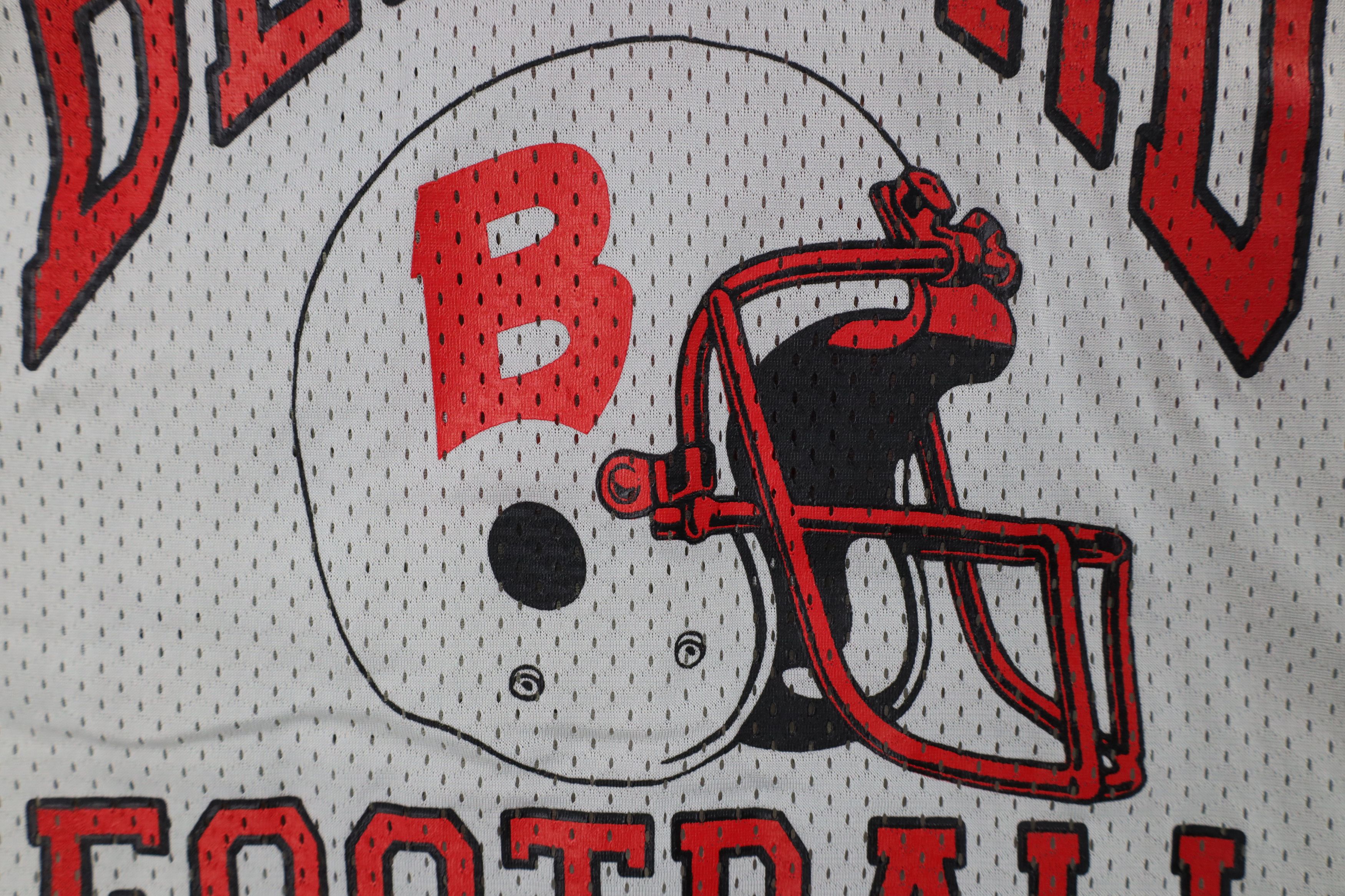 Vintage Vintage 90s Bedford Football Mesh Football Jersey Gray USA Size US XL / EU 56 / 4 - 5 Thumbnail
