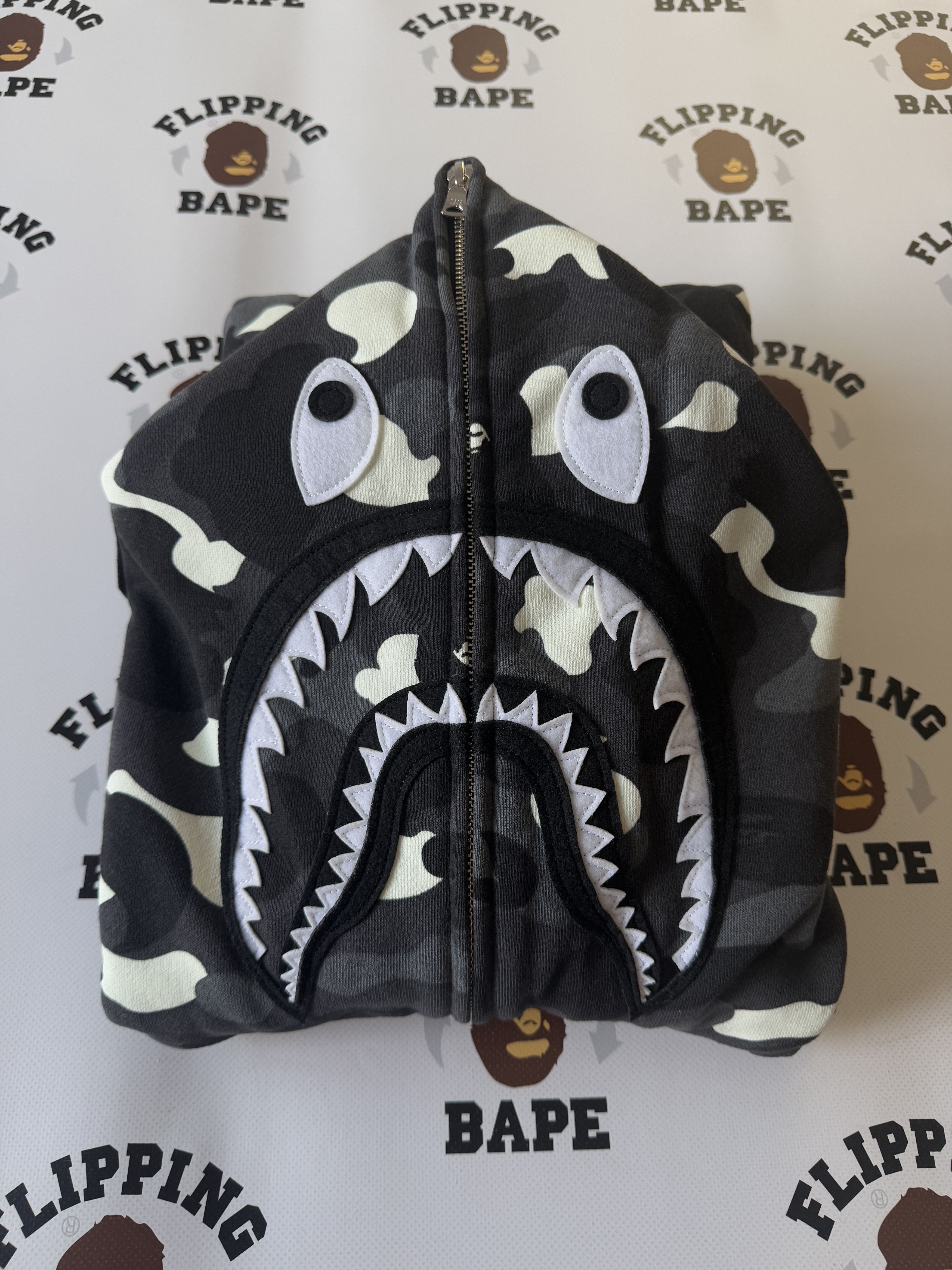 Bape BAPE CITY CAMO SHARK FULL ZIP HOOODIE (SS23) Size US XL / EU 56 / 4 - 18 Thumbnail
