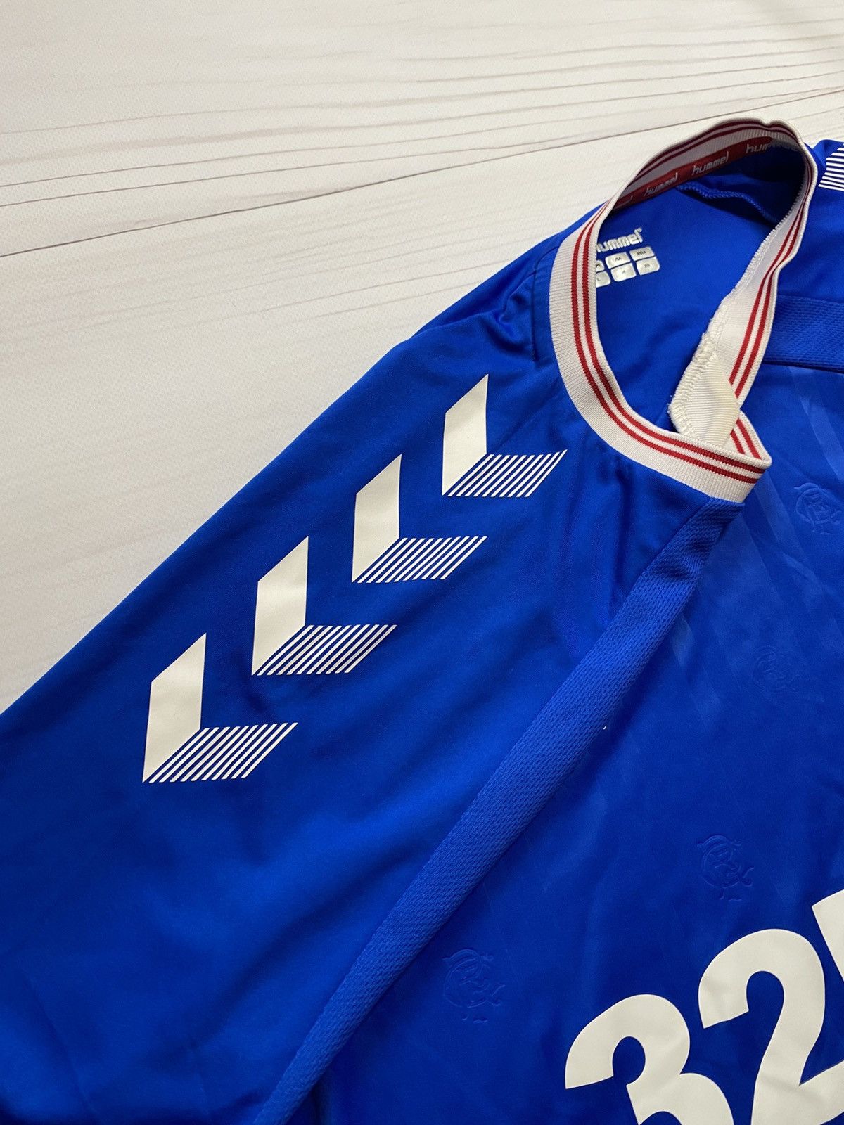 Hummel Hummel Rangers FC 2019/20 home soccer jersey y2k t shirt Size US M / EU 48-50 / 2 - 12 Thumbnail