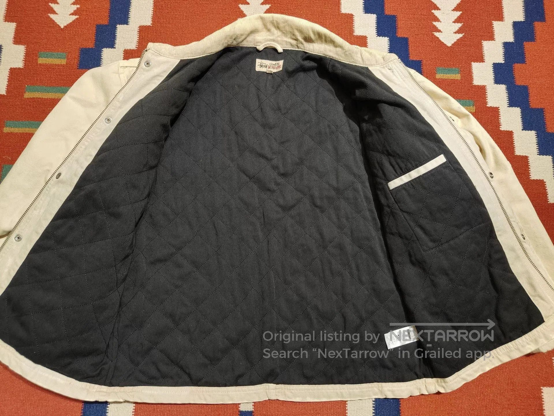 Stussy Stussy Spray Dye Canvas Work Jacket. Size US L / EU 52-54 / 3 - 4 Thumbnail