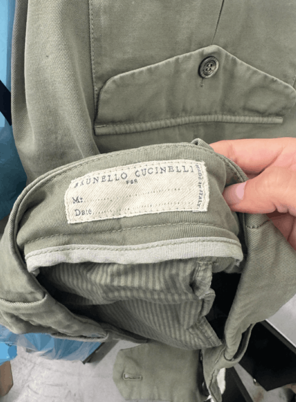 Brunello Cucinelli Brunello Cucinelli Pleated Cargo Pant Size US 38 / EU 54 - 4 Thumbnail