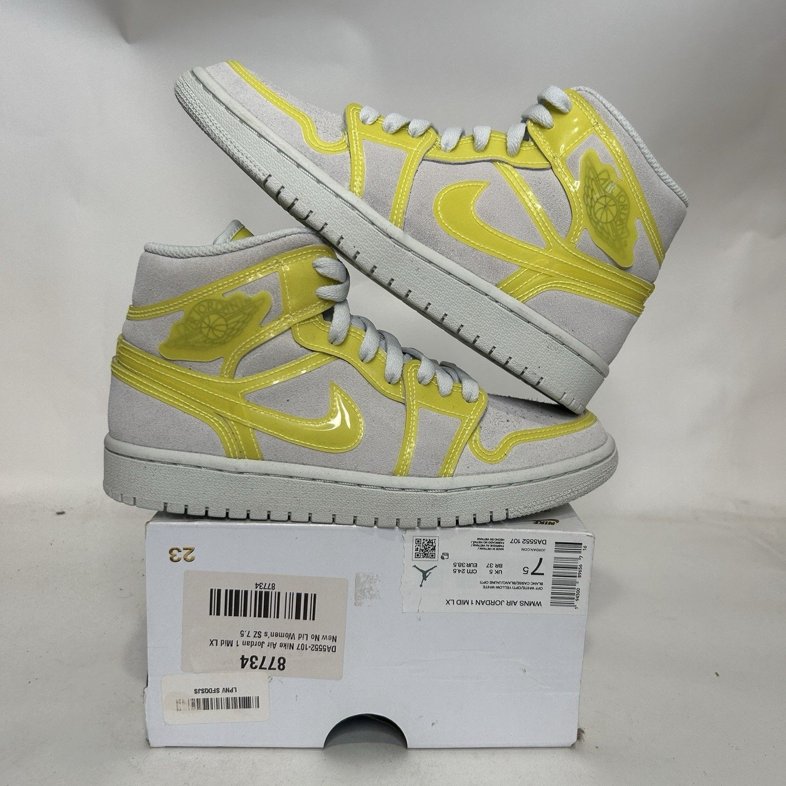 Nike Air Jordan 1 Mid LX “White Opti Yellow” DA5552-107