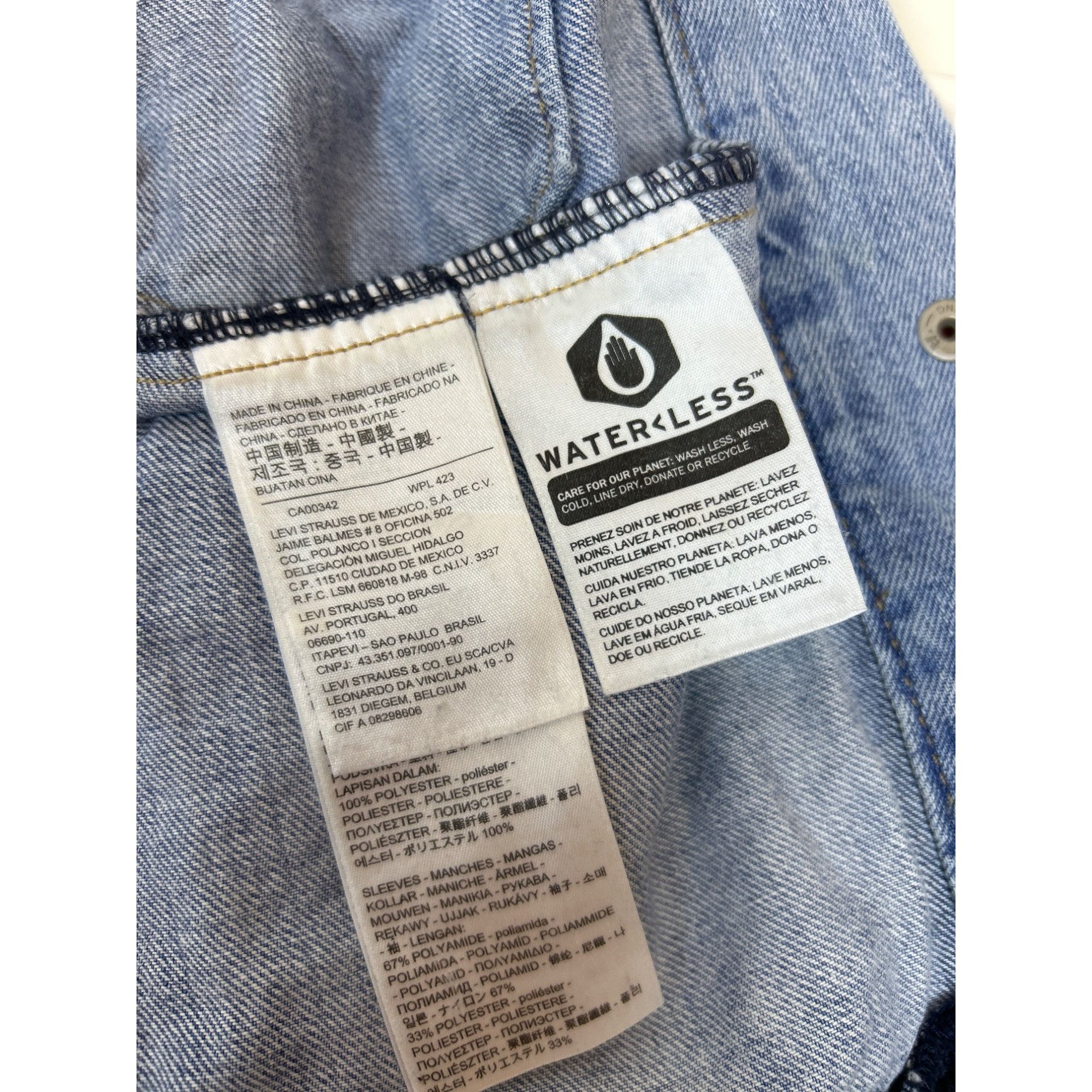 Levi's Levi's Retro 90's Style Denim Trucker Bomber Hybrid Jacket Size L / US 10 / IT 46 - 6 Thumbnail