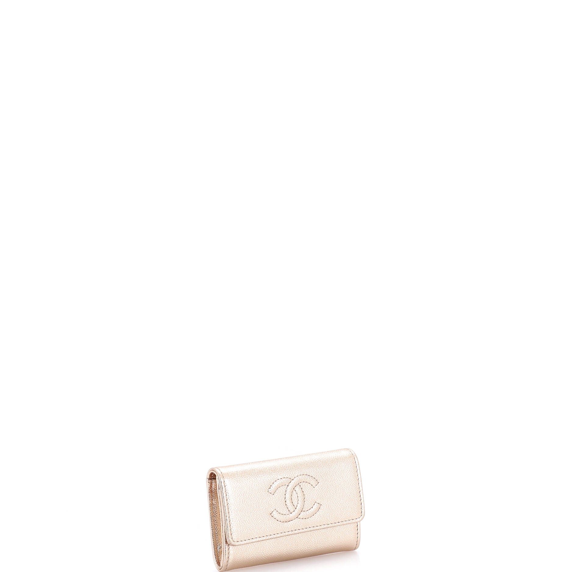 Chanel Timeless CC Flap Card Holder Metallic Caviar Size ONE SIZE - 1 Thumbnail