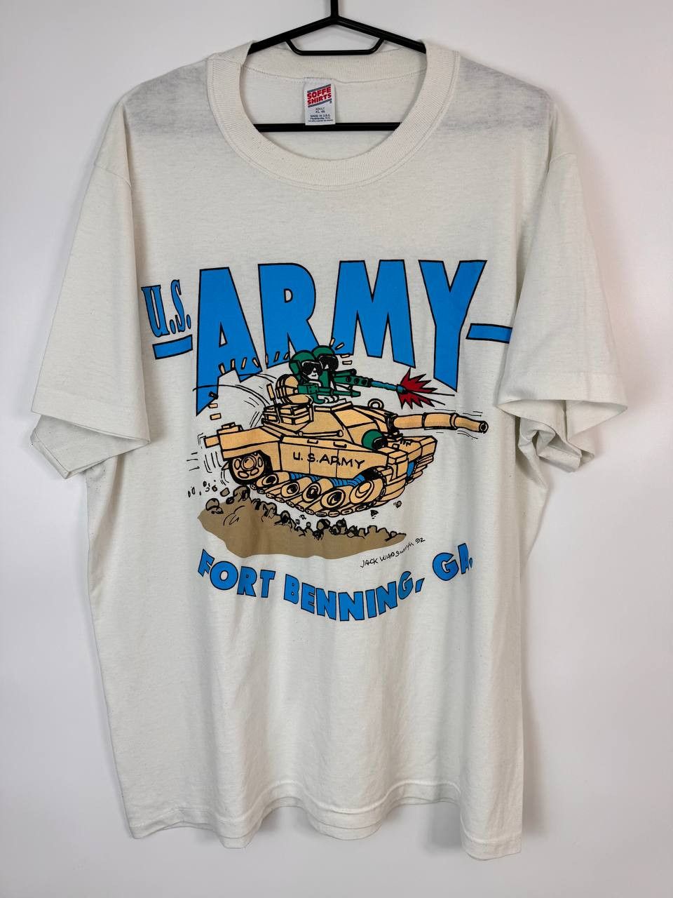 Vintage Vintage rare humor US Army 1992 T-shirt Size US XL / EU 56 / 4 - 1 Thumbnail
