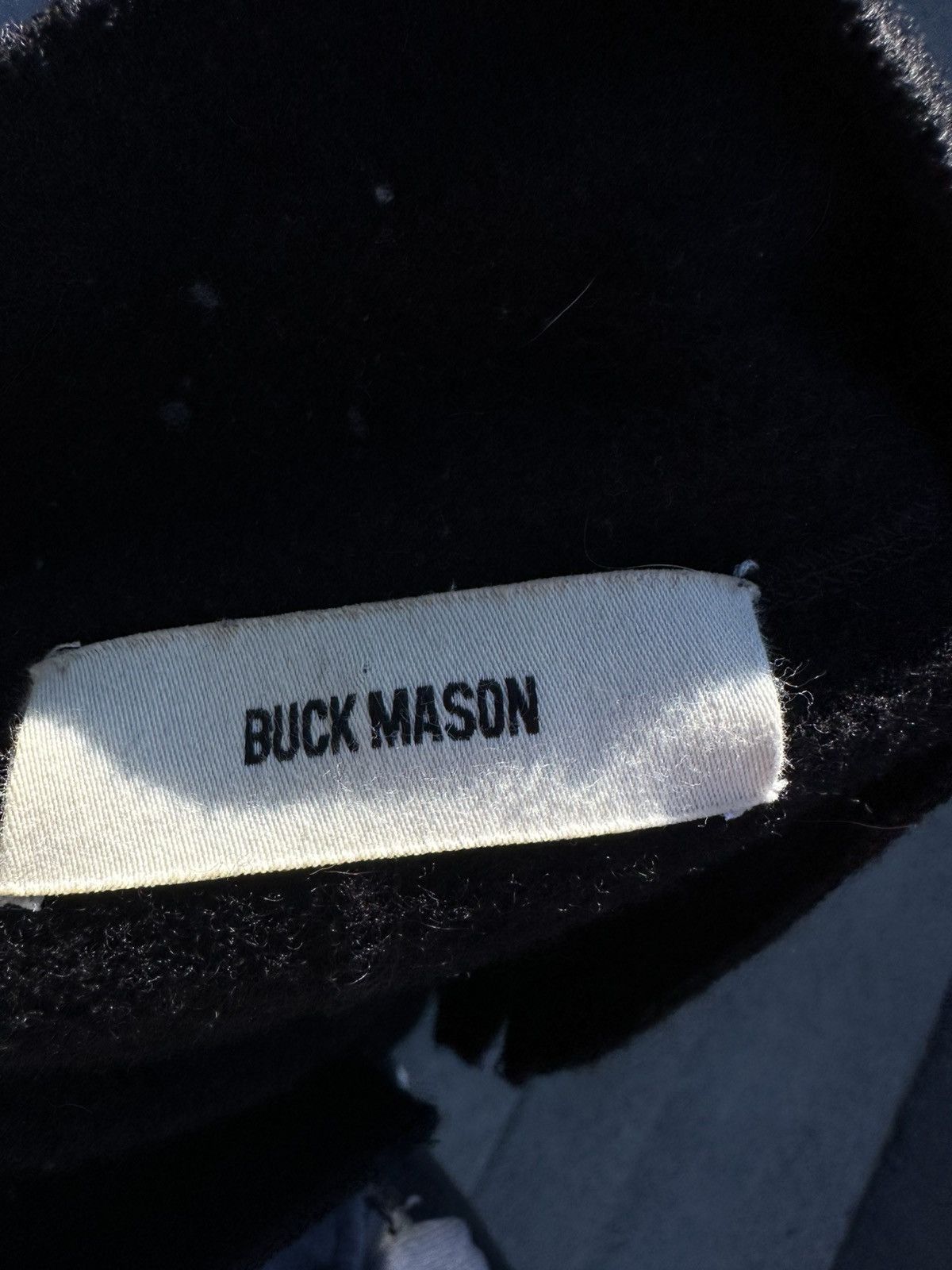 Buck Mason Black / charcoal chore wool coat Size US XXL / EU 58 / 5 - 2 Thumbnail