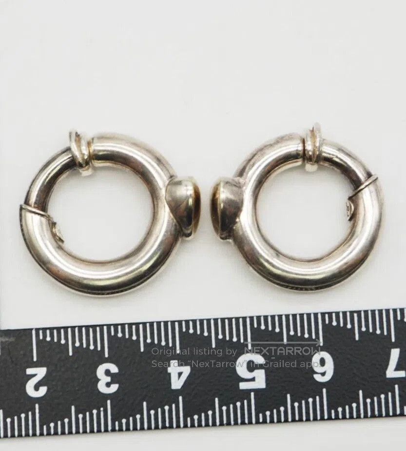 VINNY's Vintage 90s Silver Earrings. Size ONE SIZE - 6 Thumbnail