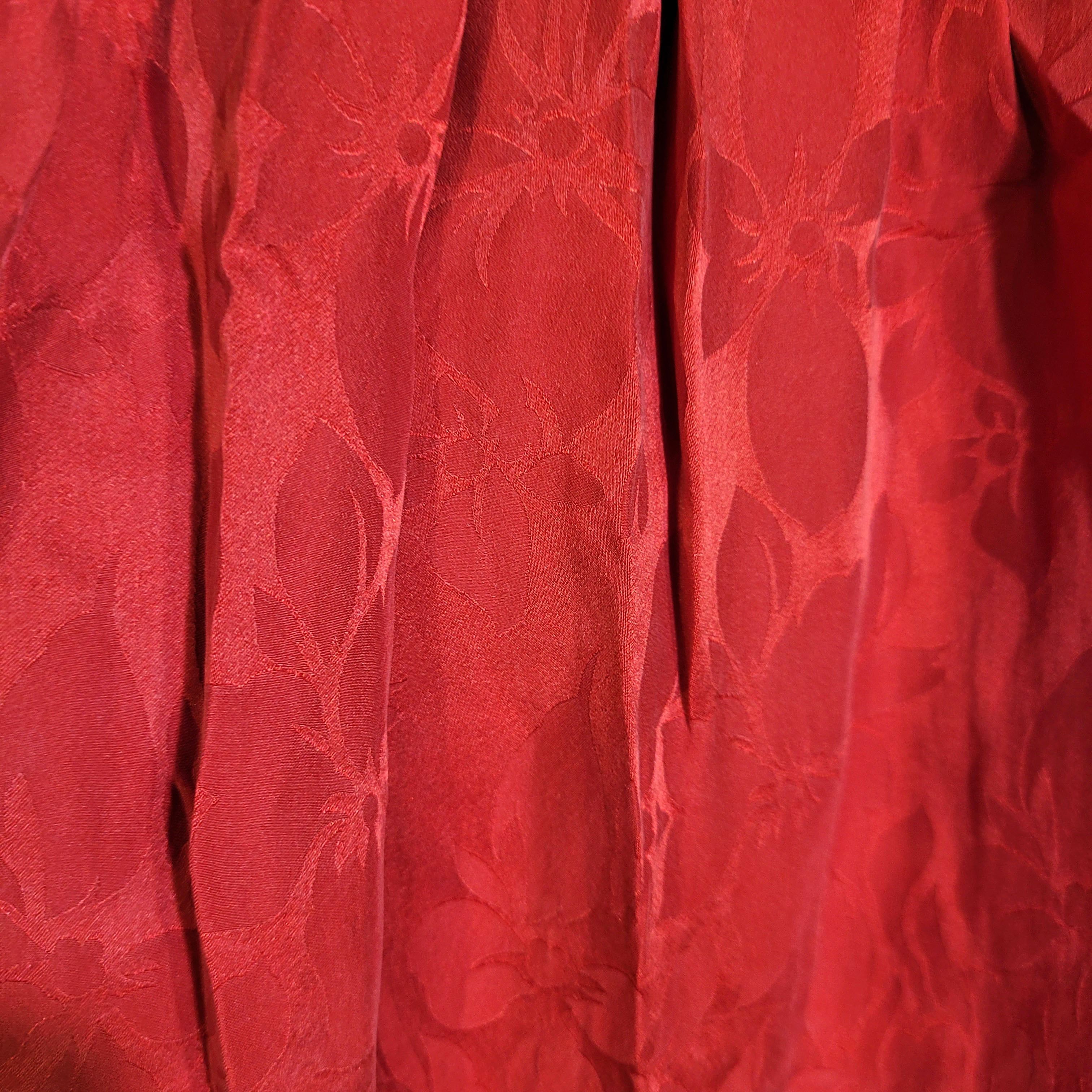 Other Women's 100% Silk Size XXXS A-Line Skirt SCB043 Size 22" - 3 Thumbnail