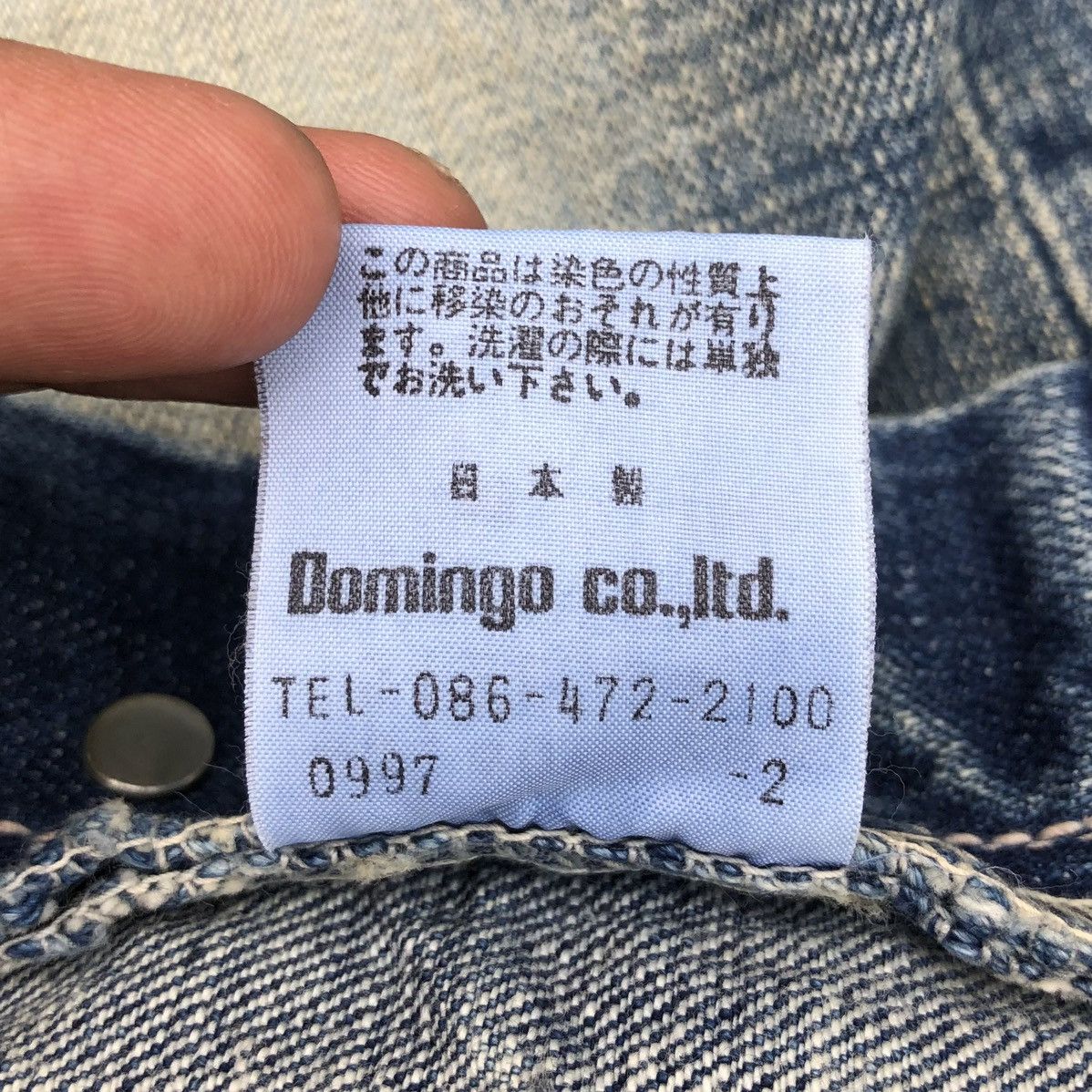 Spellbound Vintage SPELLBOUND Japan Domingo Co. Distressed Denim Pant Size US 34 / EU 50 - 19 Thumbnail
