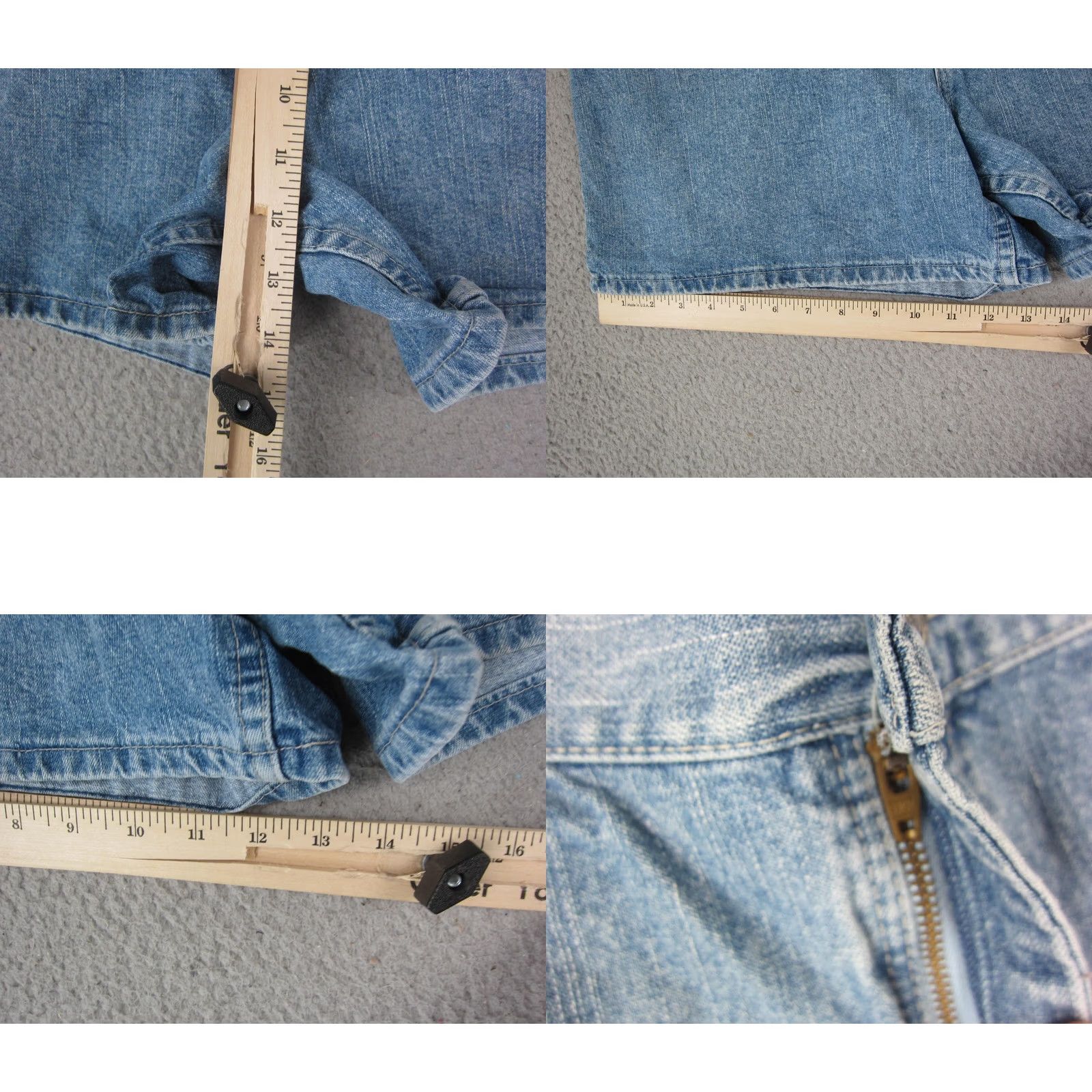 Lee VINTAGE Lee Riders Shorts Jeans Womens 18 Blue Denim Mom Jorts 90s Classic Lee Shirt? Size 40" / US 18 - 8 Thumbnail