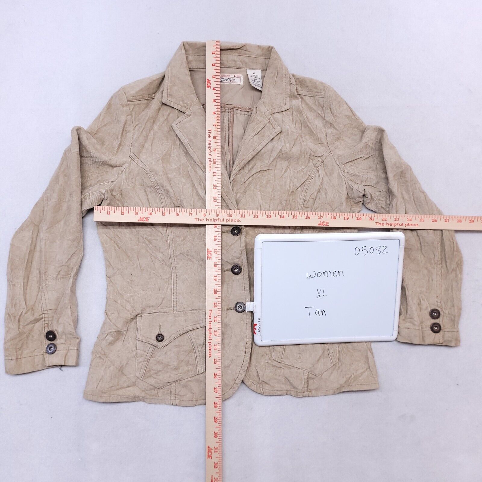 Levi's Levi Strauss Button Up Coat Womens Size Extra Large XL Beige Size XL / US 12-14 / IT 48-50 - 8 Thumbnail