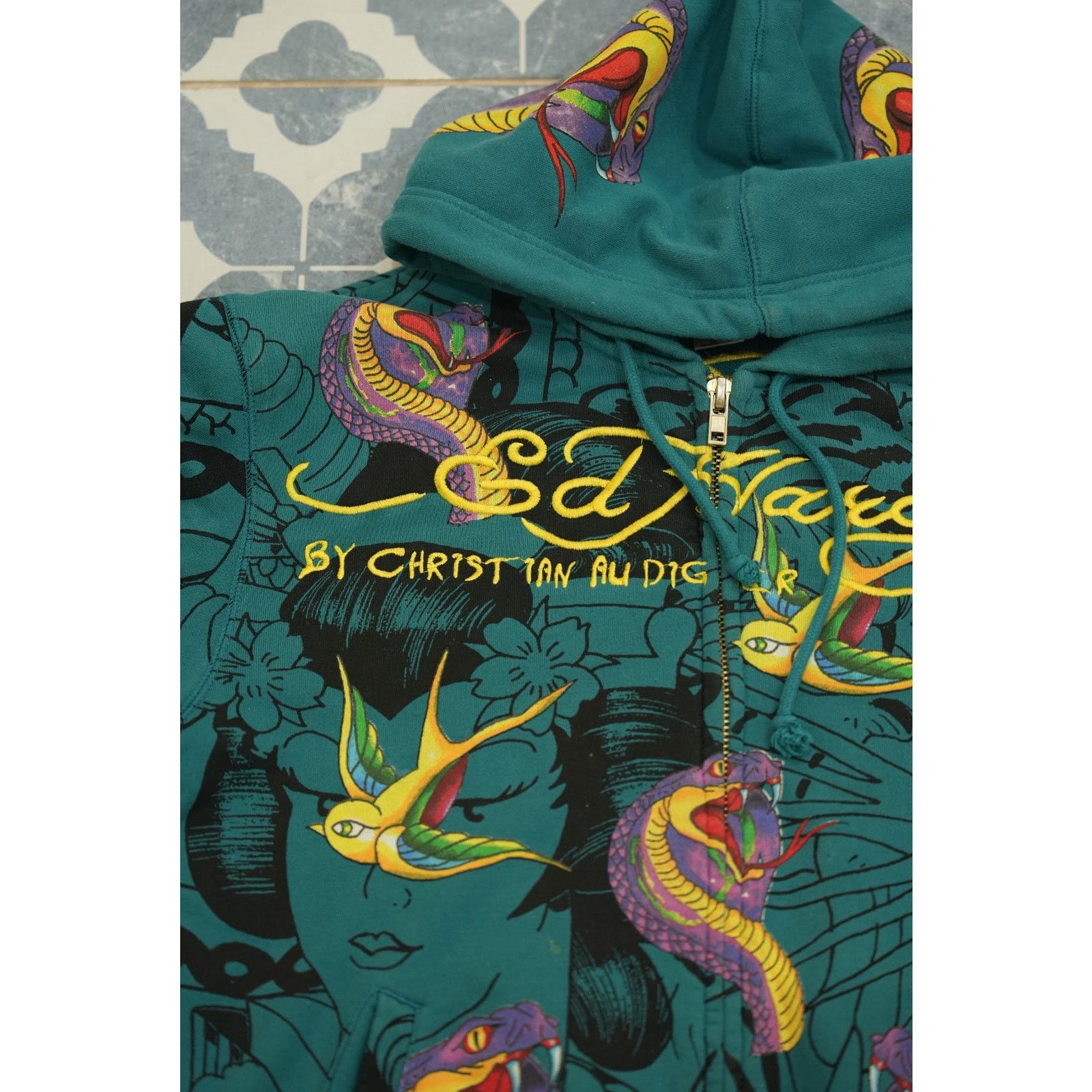 Ed Hardy LIMITED EDITION RELEASE CHRISTIAN AUDIGIER ED HARDY HOODIE Size US M / EU 48-50 / 2 - 7 Thumbnail