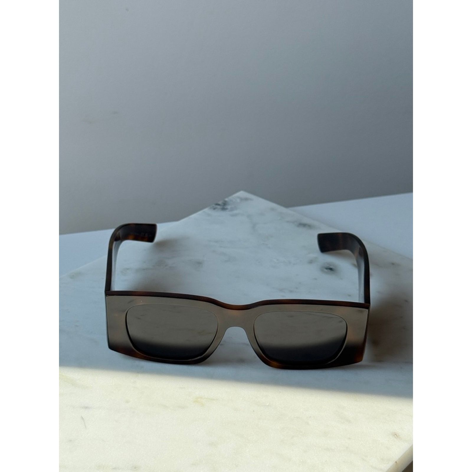 Saint Laurent Paris NEW Saint Laurent SL654 Sunglasses in Havana Brown $545 Size ONE SIZE - 6 Thumbnail