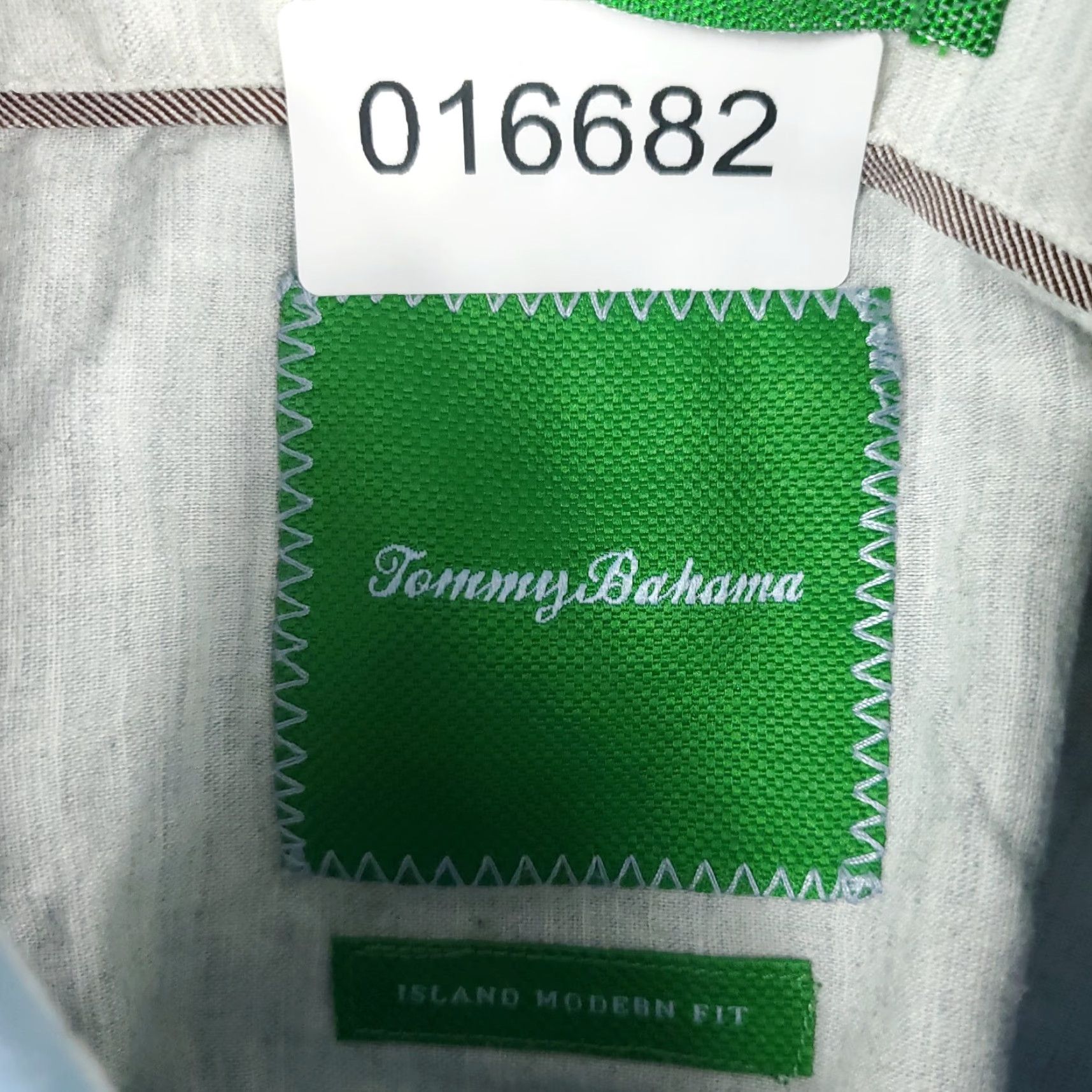 Tommy Bahama Tommy Bahama Shirt Mens Large Blue Striped Button-Up Long Sleeve Size US L / EU 52-54 / 3 - 7 Thumbnail