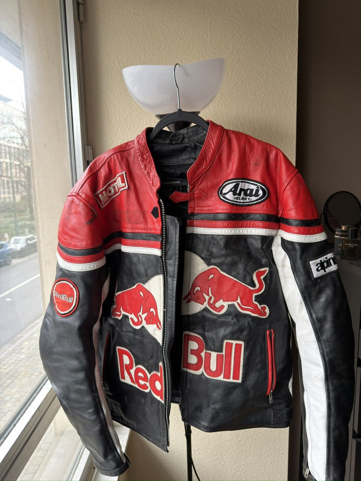 Red Bull Real leather red bull racing biker jacket Size US L / EU 52-54 / 3 - 7 Thumbnail