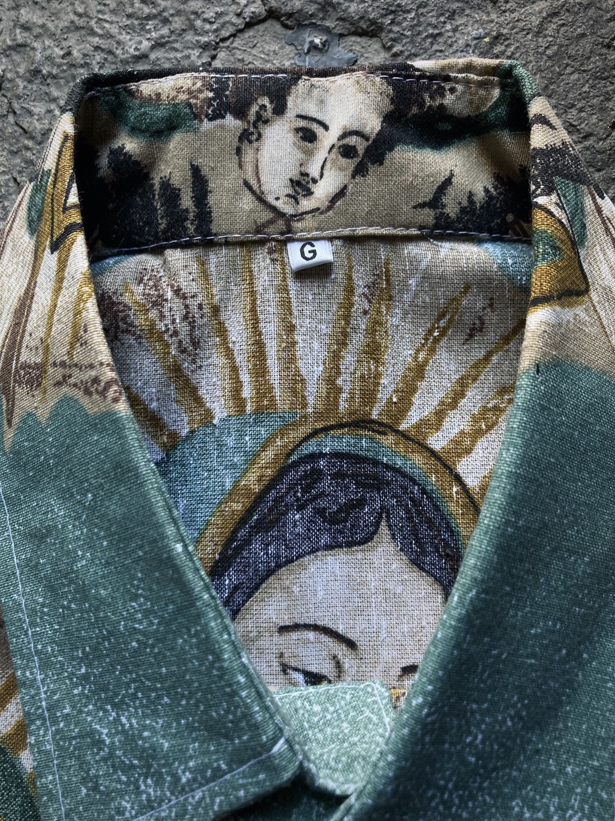 Vintage Virgin Mary / Virgen De Guadalupe Size US L / EU 52-54 / 3 - 3 Thumbnail