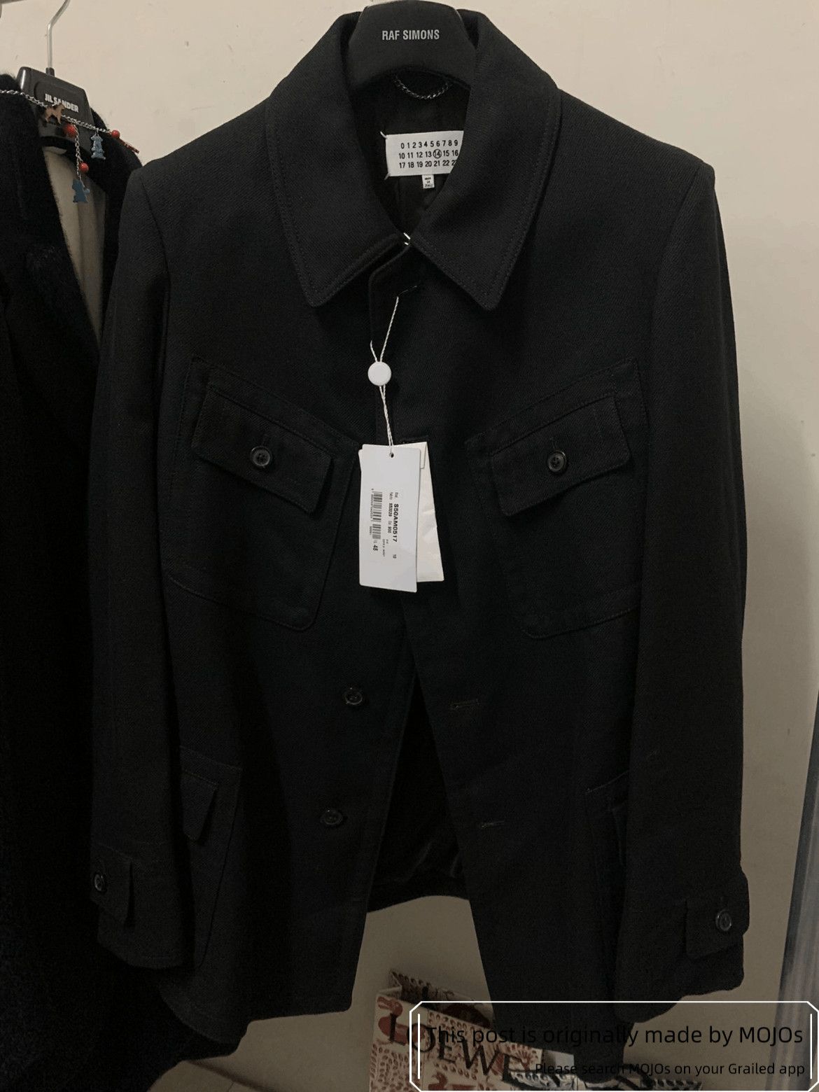 Sz 48 Maison Margiela 21SS Laine Wool Line 14 Jacket