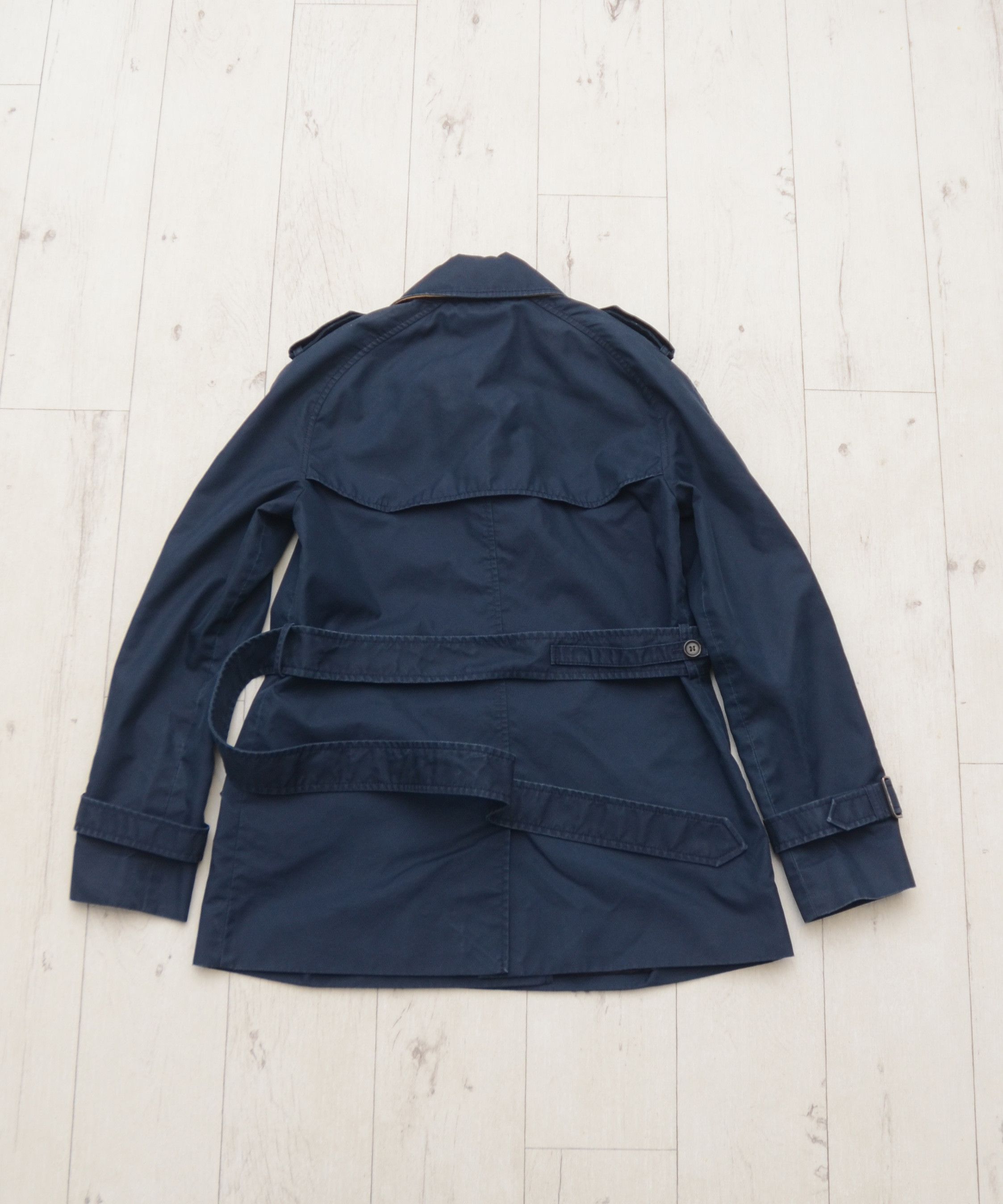 Coach Coach Blue Navy Trench Women’s Coat Jacket The Trench RARE Size S / US 4 / IT 40 - 7 Thumbnail