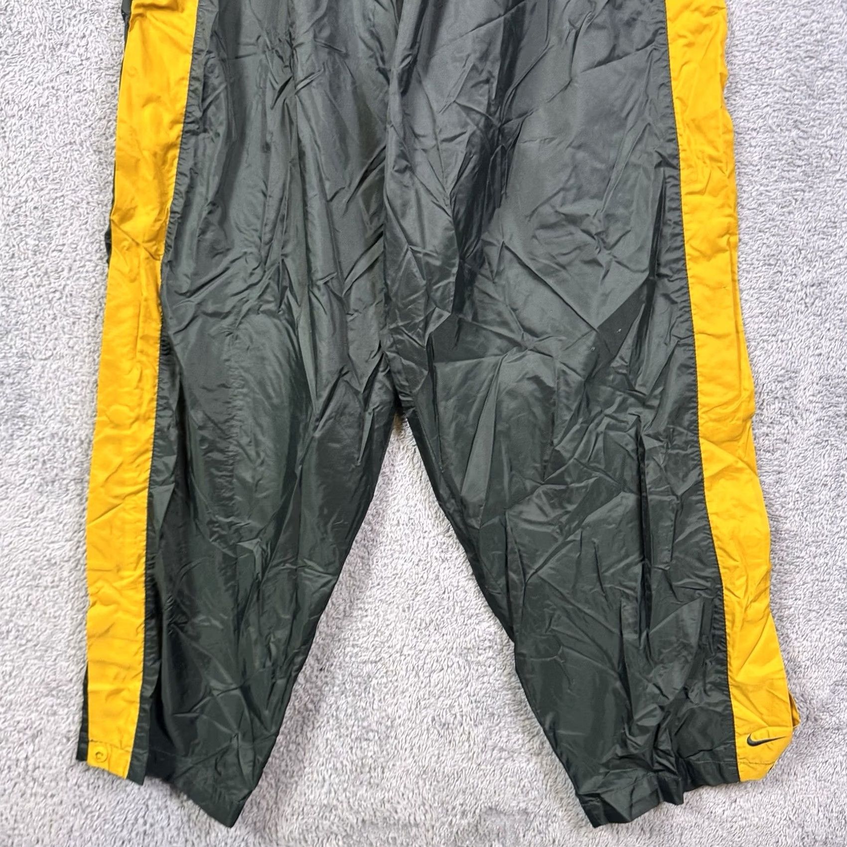 Nike 90s Basketball Track Pants - Nike Mens XL Fit - Sweatpants - Green - Polyester Size US 36 / EU 52 - 2 Thumbnail