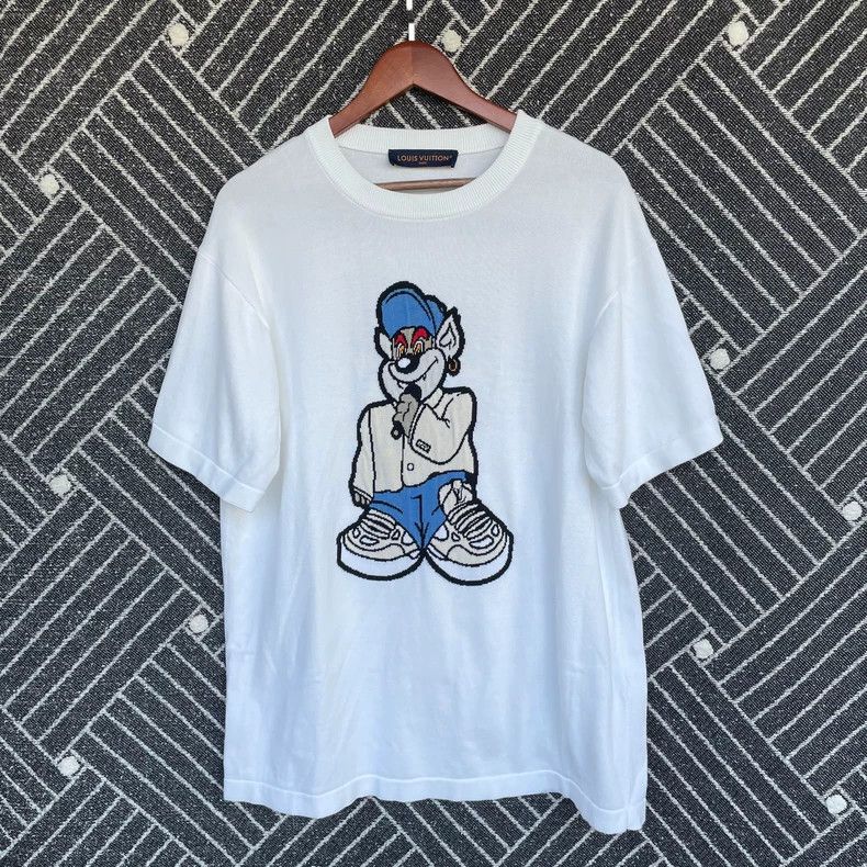 Louis Vuitton Louis Vuitton Singing Bear Knit Tee - dmc Size US L / EU 52-54 / 3 - 1 Thumbnail