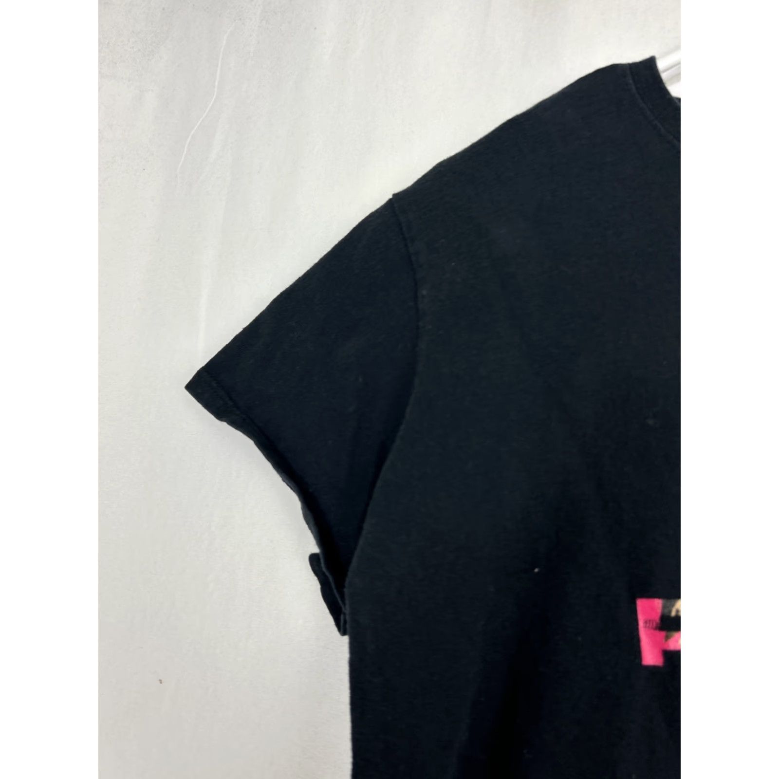 Realtree Realtree Black Pink APC Camouflage Short Sleeve Shirt Womens 2XL Crew Neck Pullover 100% Cotton Camouflage Logo Basic Outdoor Shirts Womens 2XL Size XXL / US 16-18 / IT 52-54 - 2 Thumbnail