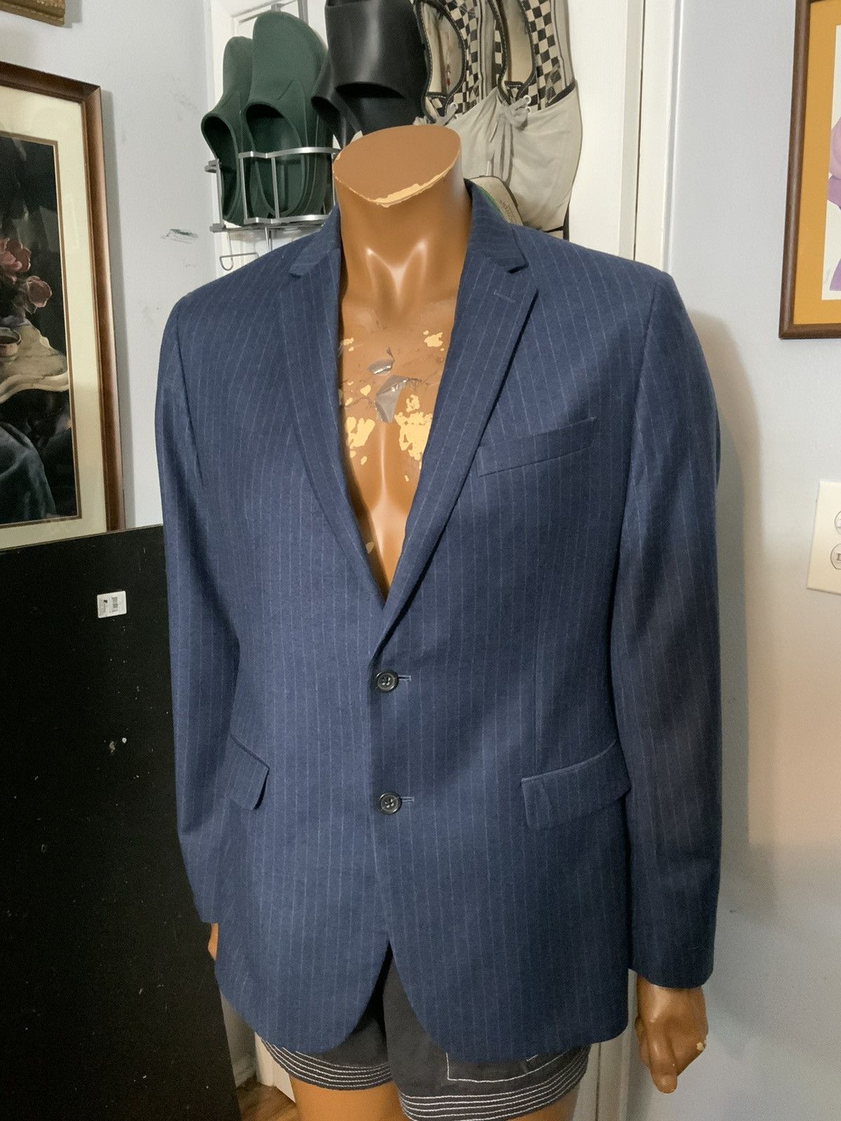 Banana Republic Banana Republic Marzotto Wool Sportscoat Blazer Jacket Size 42R - 10 Thumbnail