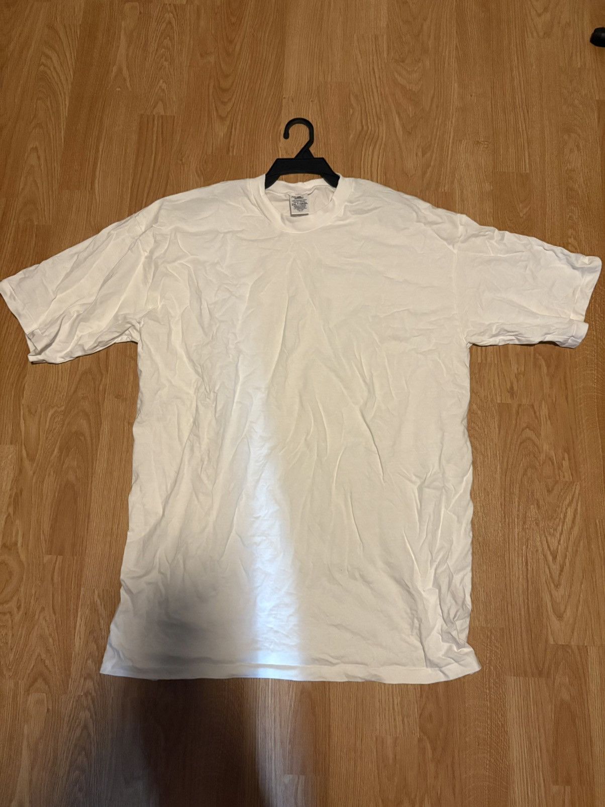 Polo Ralph Lauren Vintage Polo Ralph Lauren Stafford Single Stich Blank Tee Size US XXL / EU 58 / 5 - 1 Thumbnail