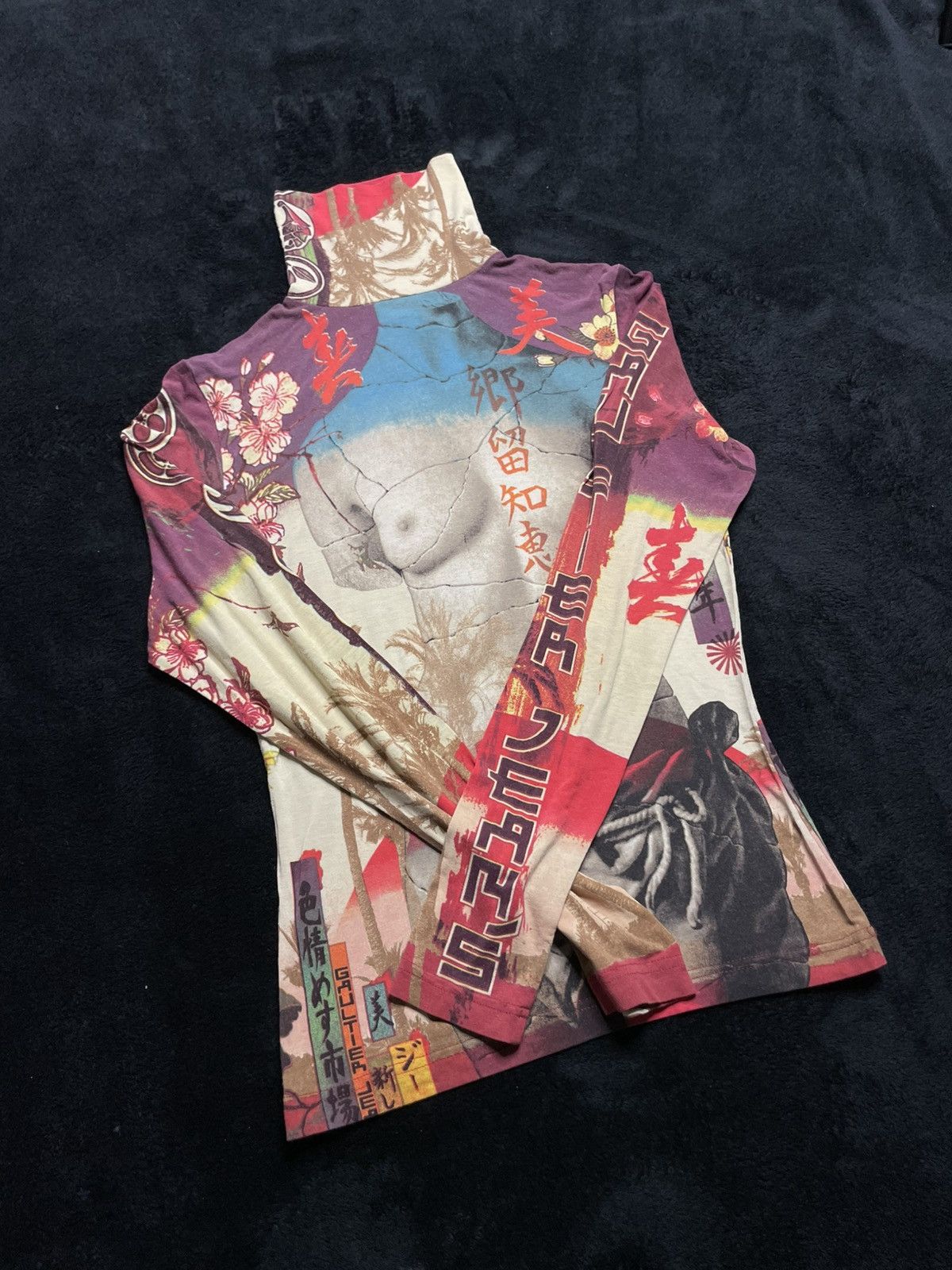 Jean Paul Gaultier Rare 1999 Jean Paul Gaultier Turtleneck Venus de Milo Size M / US 6-8 / IT 42-44 - 5 Thumbnail