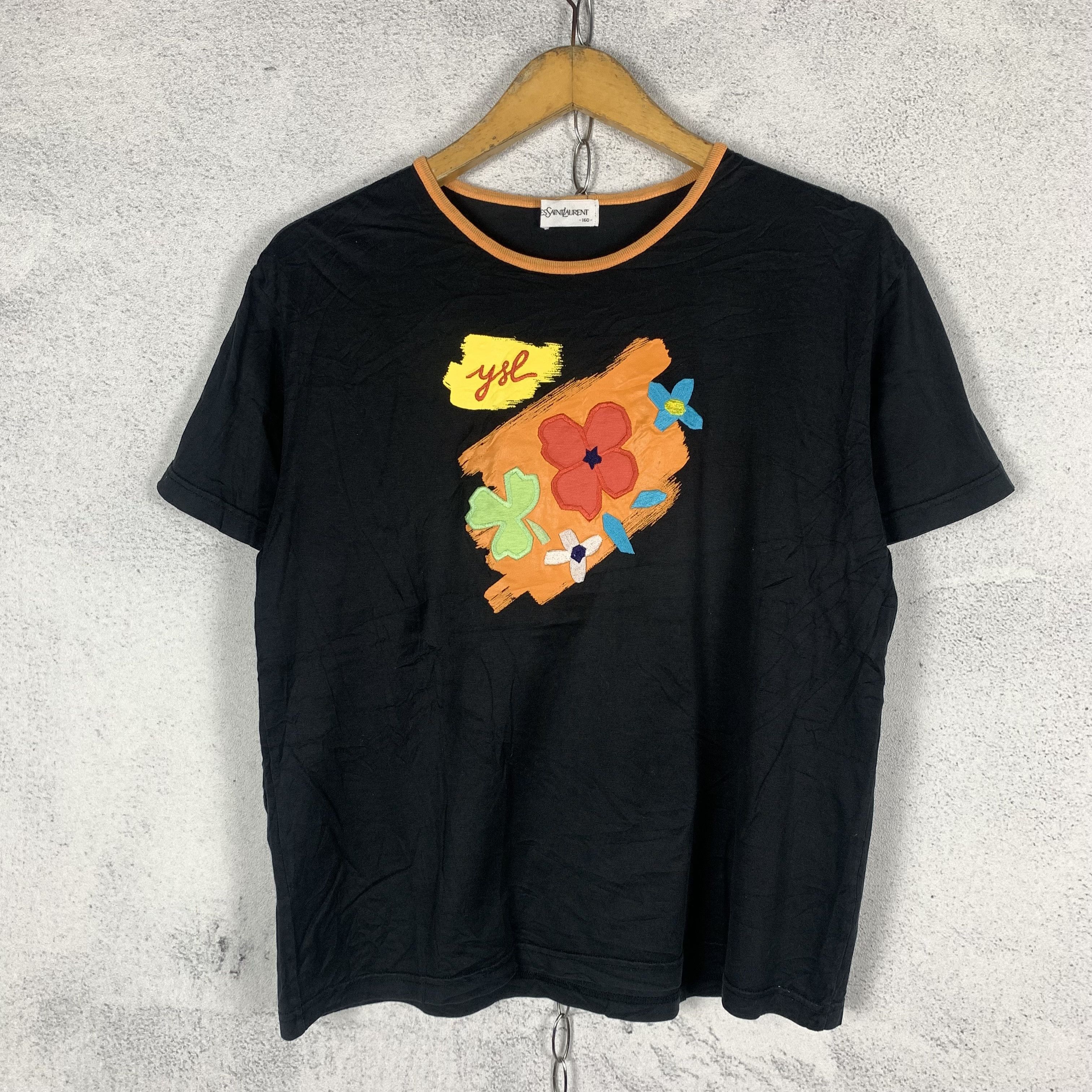 Yves Saint Laurent Vintage Yves Saint Laurent YSL Tshirt Size M / US 6-8 / IT 42-44 - 1 Thumbnail