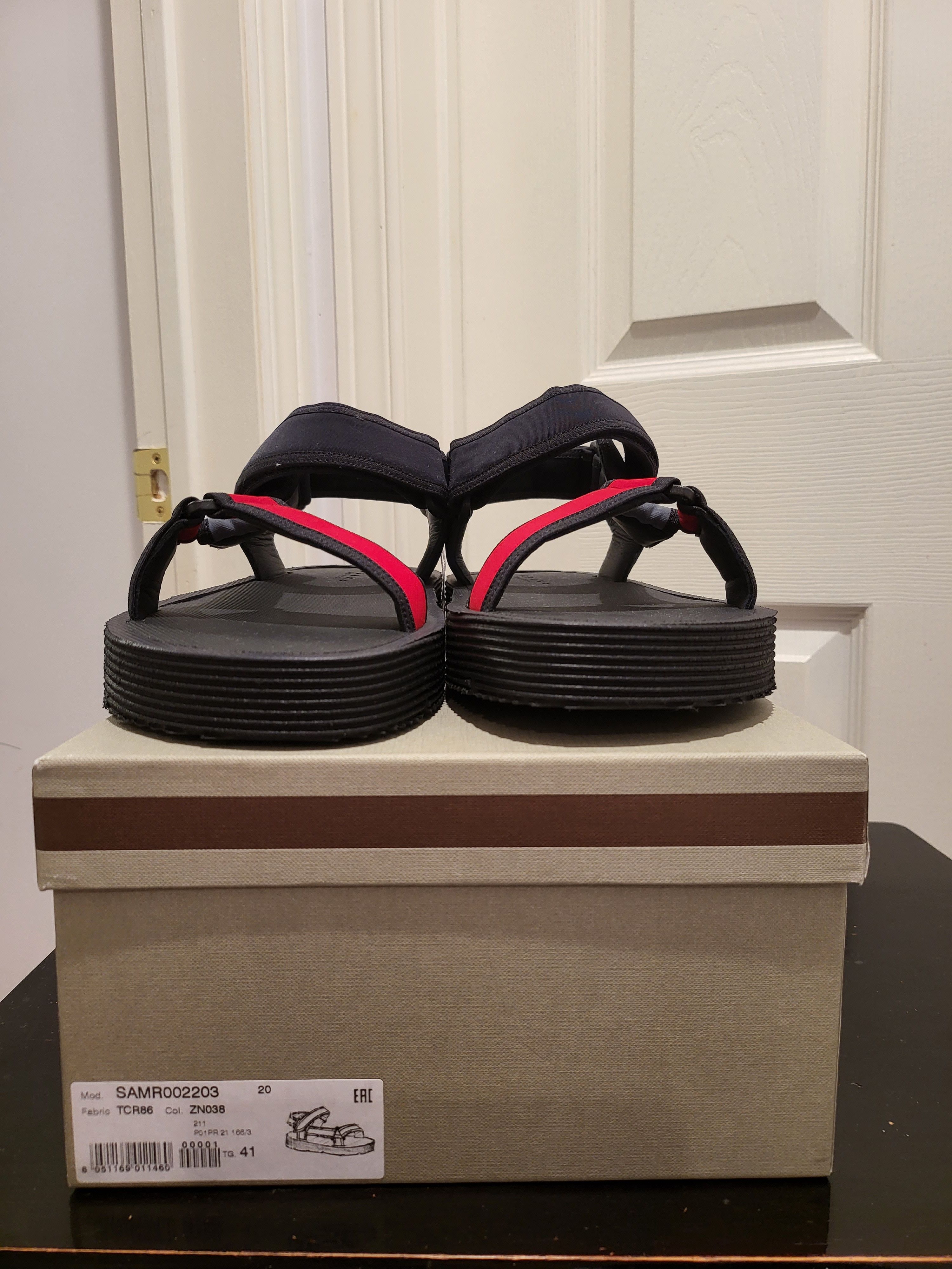 Marni Logo Tab Touch Strap Sandals - UNISEX Size US 8 / EU 41 - 4 Thumbnail