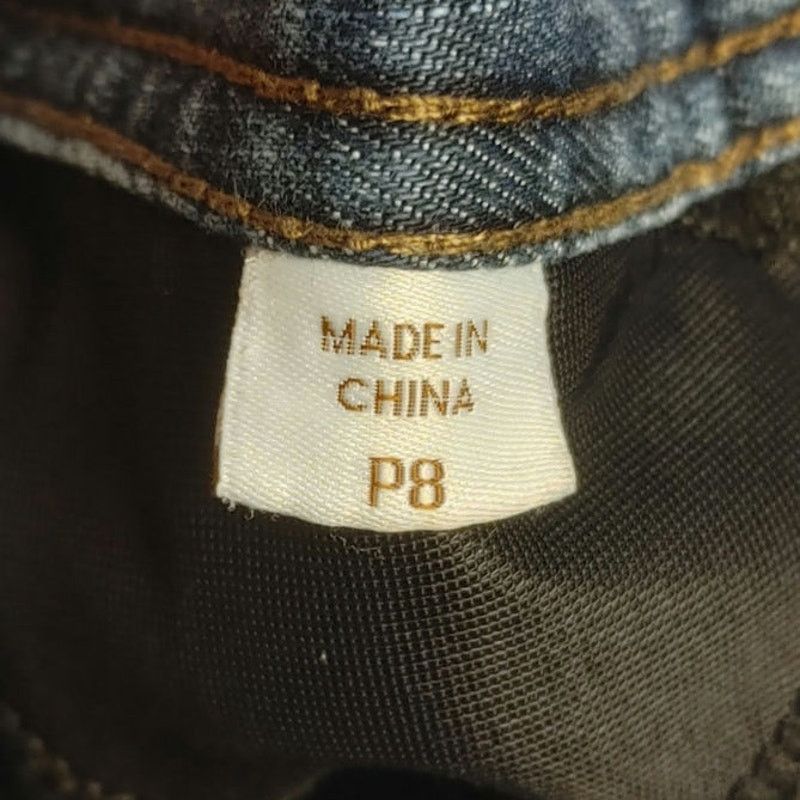 Other Women's Petites 8 Blue Medium Washed Denim Wide Leg Jeans Size 30" / US 8 / IT 44 - 4 Thumbnail