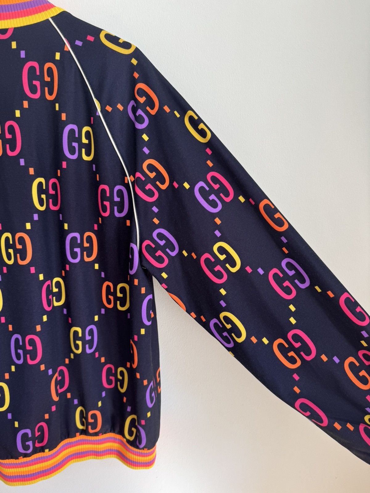 Gucci Gucci Monogram Track Jacket Size US XL / EU 56 / 4 - 9 Thumbnail