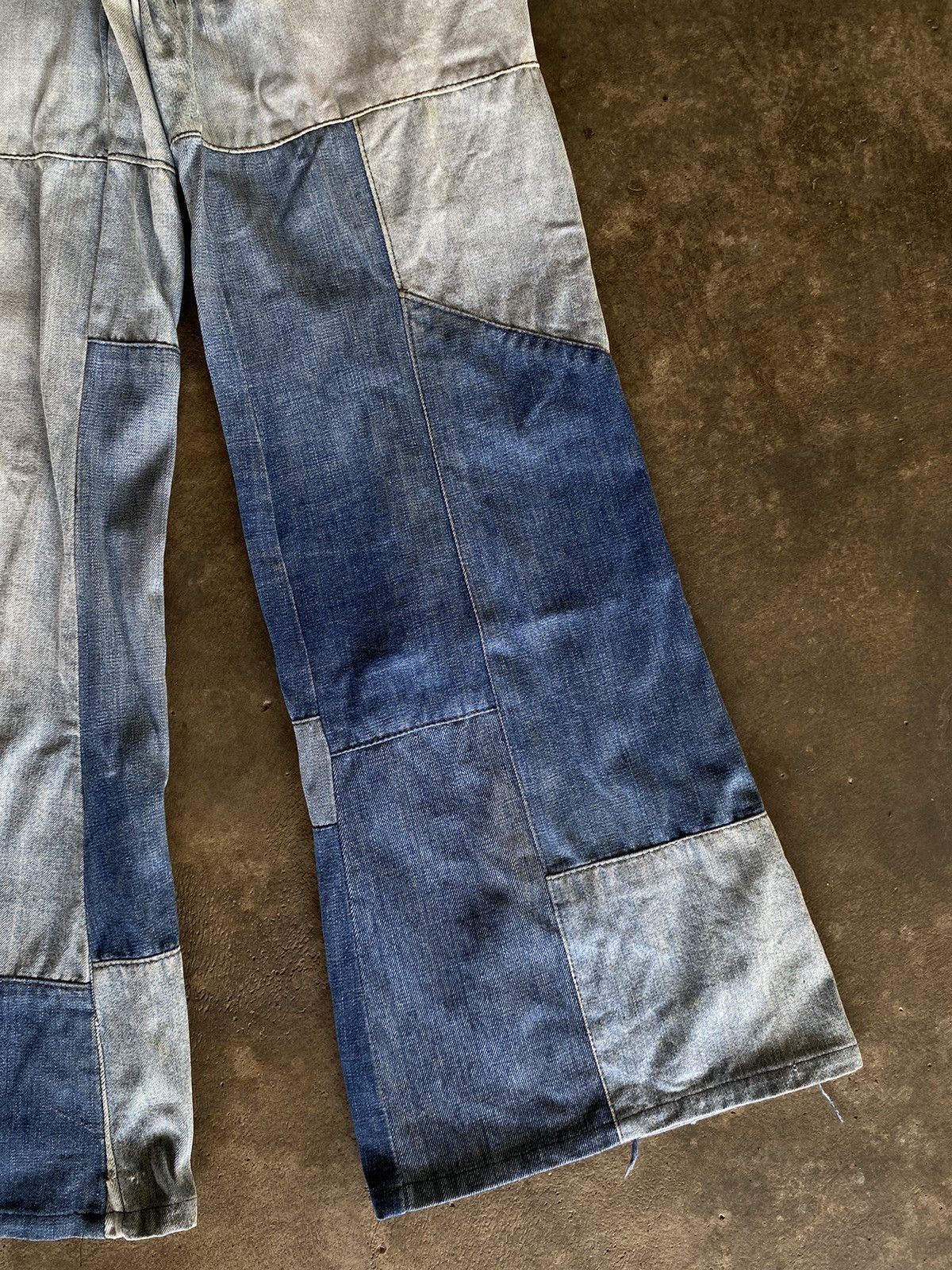 Kapital Kountry Y2k FLARE BLUSSOM IFSIXWASNINE DENIM PANTS Size US 27 - 6 Thumbnail