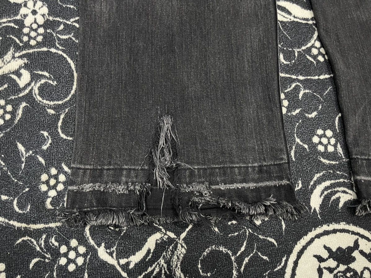 Japanese Brand 90s RARE THE BLACK TOKYO SALVEDGE JEANS DISTRESSED DESIGN Size 28" / US 6 / IT 42 - 17 Thumbnail