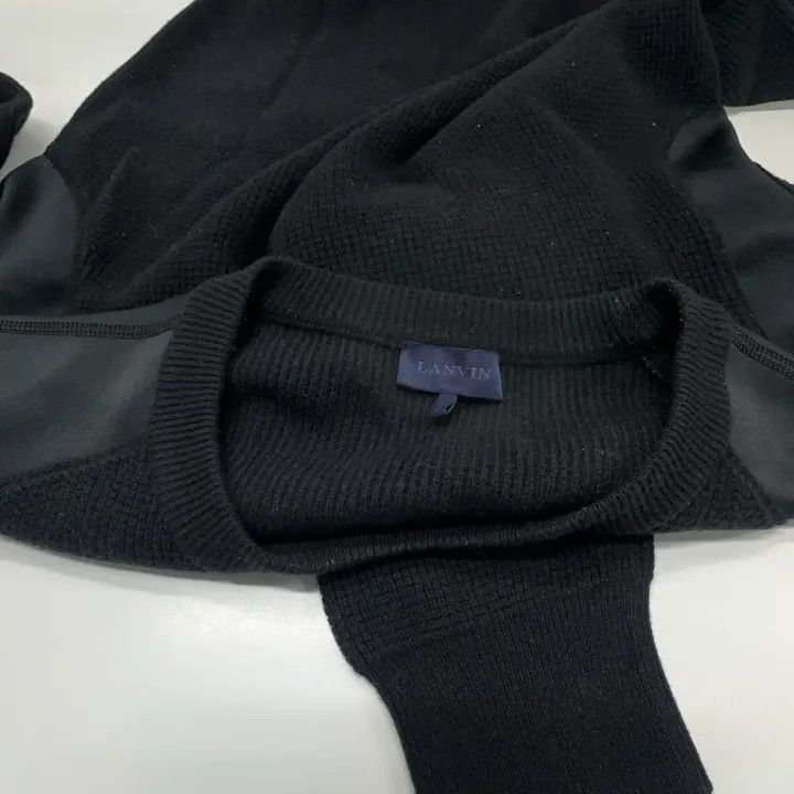 Lanvin Lanvin Casual Simple Black Knit Sweater -2507 Size US M / EU 48-50 / 2 - 6 Thumbnail