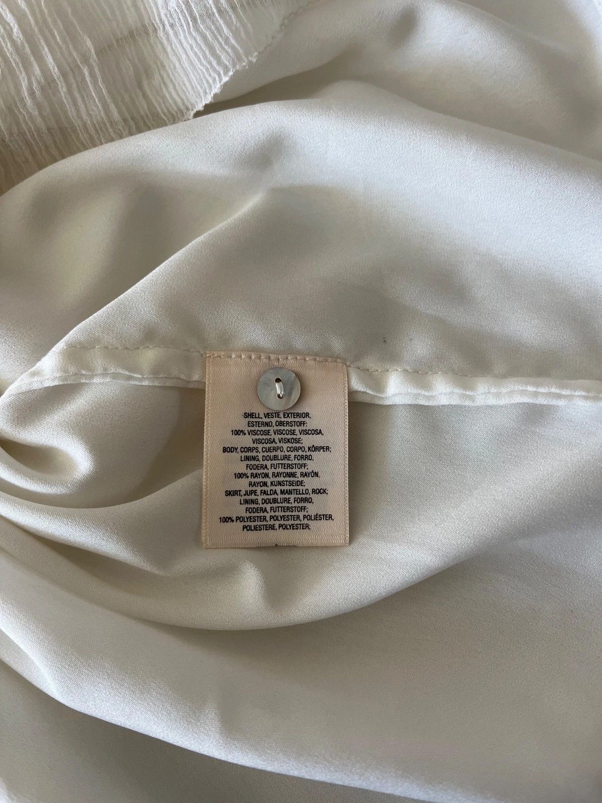 Anthropologie Anthropologie Moulinette Soeurs White Lyra Blouse Size 4 Size S / US 4 / IT 40 - 5 Thumbnail