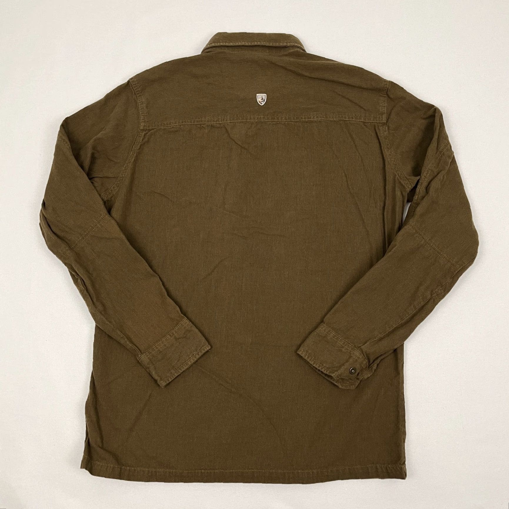 Vintage Kuhl Shirt Mens Medium Brown Cotton Wool Blend Flannel Hiking Gorpcore Size US M / EU 48-50 / 2 - 7 Thumbnail