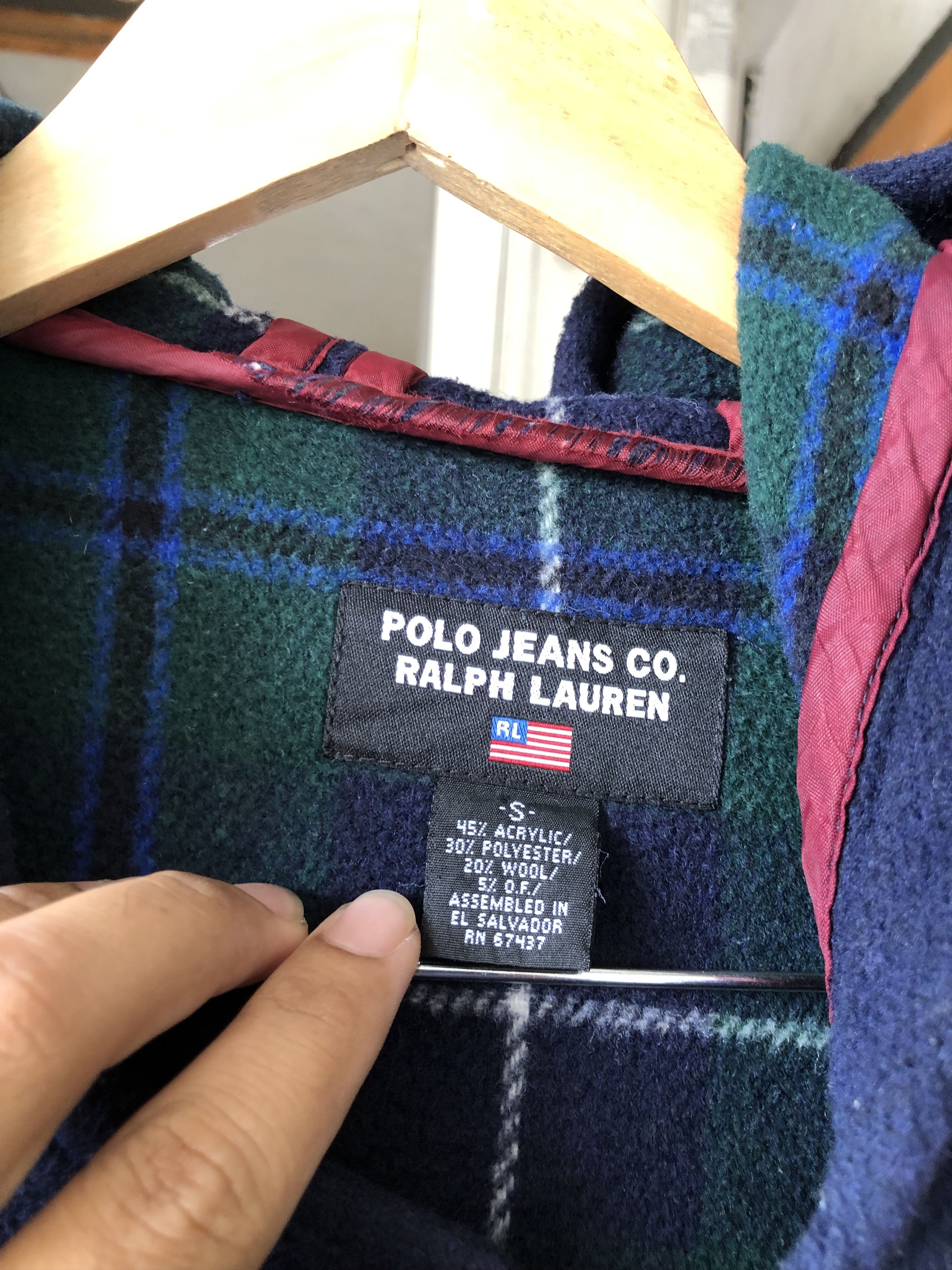 Polo Ralph Lauren Vintage Polo Jeans by Ralph Lauren Duffle Coat Size US S / EU 44-46 / 1 - 3 Thumbnail