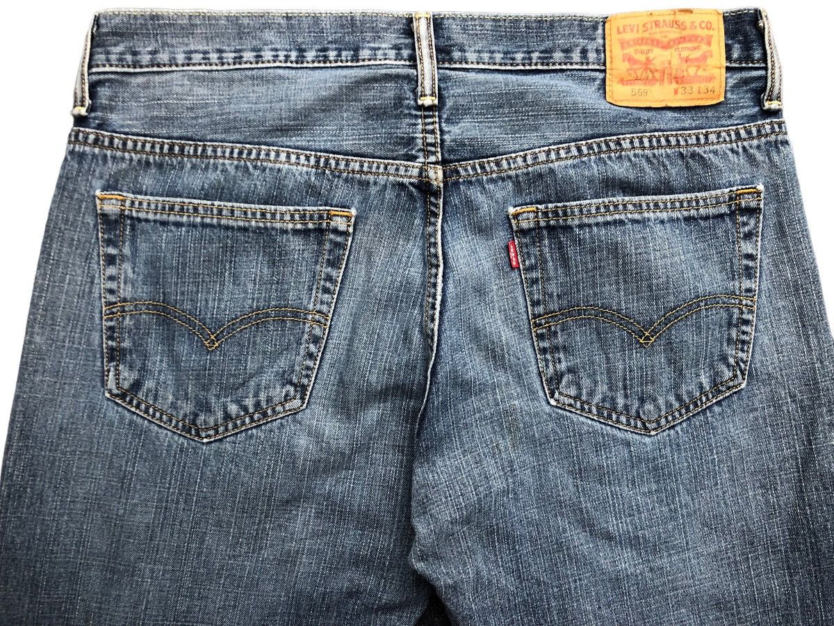 Levi's × Vintage Vintage Levi's 569 Blue Denim Jeans Size US 36 / EU 52 - 11 Thumbnail