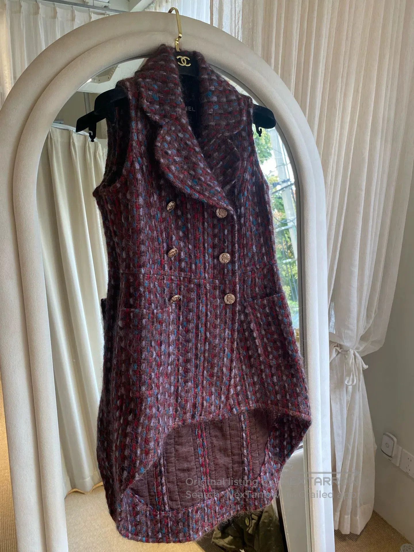 Other Chanel 2016 Roma Series Burgundy Vest FR36. Size US XS / EU 42 / 0 - 1 Thumbnail