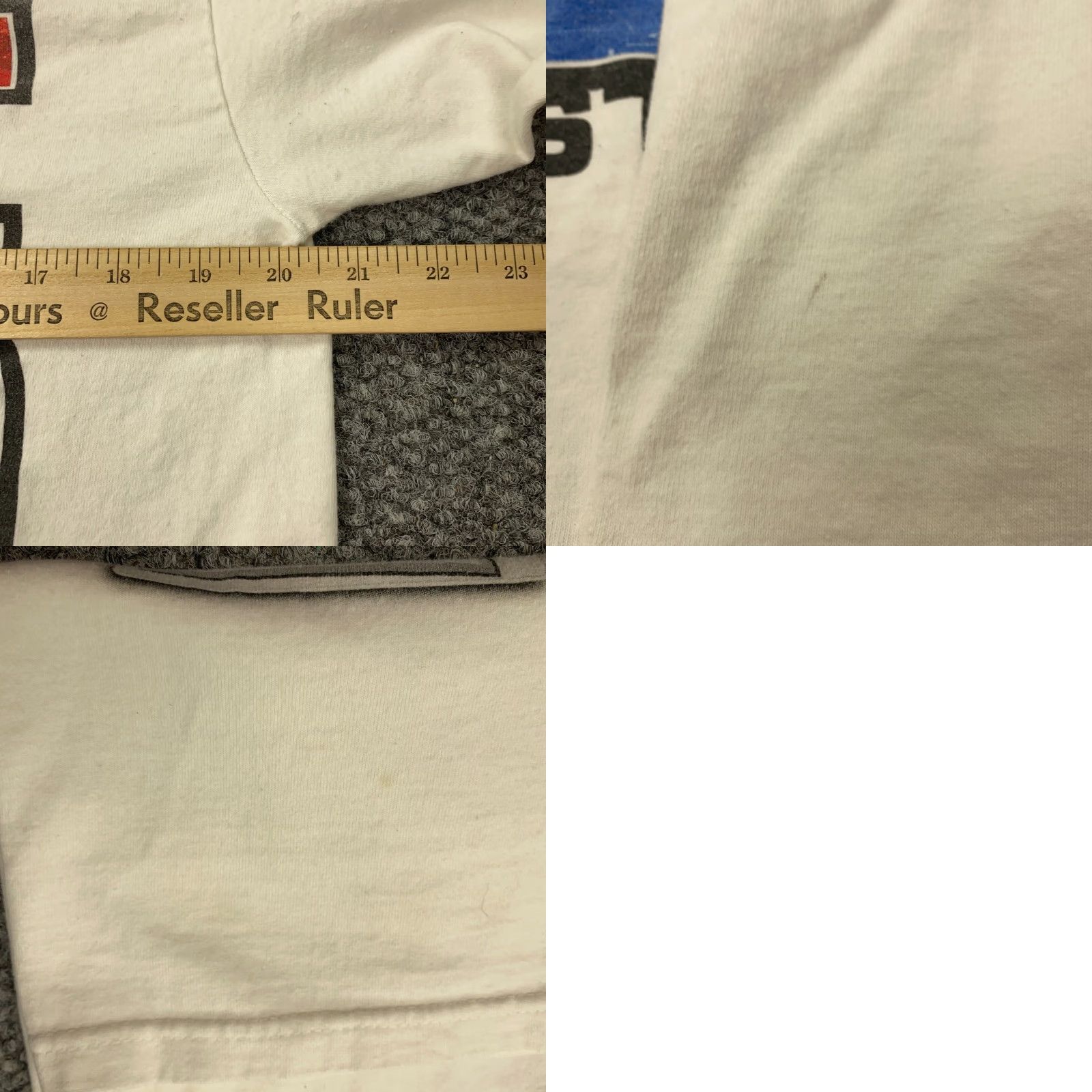 Chase Authentics Nascar Shirt Mens Large White All American Race Tour Bristol Tennessee Shirt Size US L / EU 52-54 / 3 - 8 Thumbnail