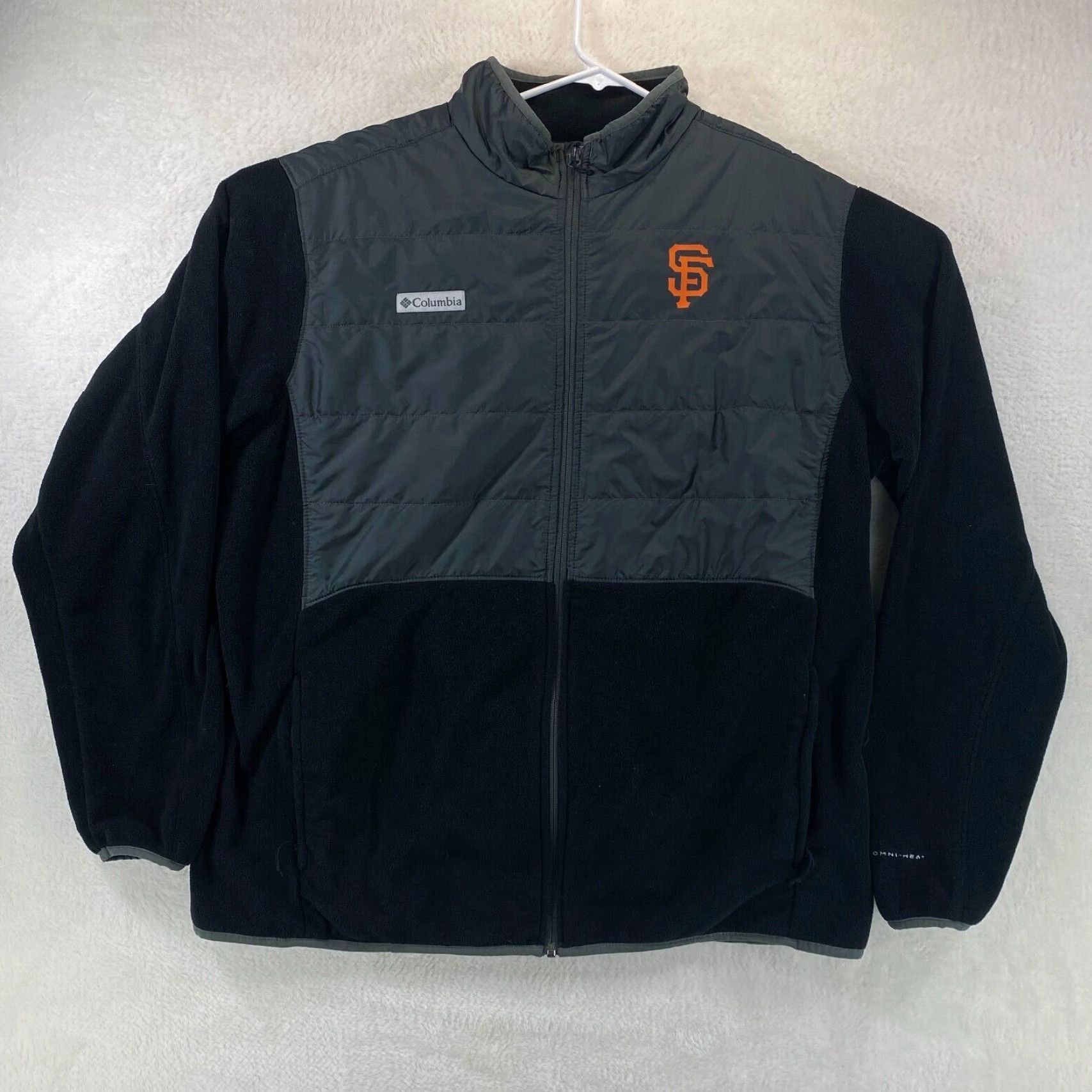 Vintage VINTAGE San Francisco Giants Columbia Mens 2XL Fleece Jacket Omni Heat Pockets Black Orange Size US XXL / EU 58 / 5 - 2 Thumbnail