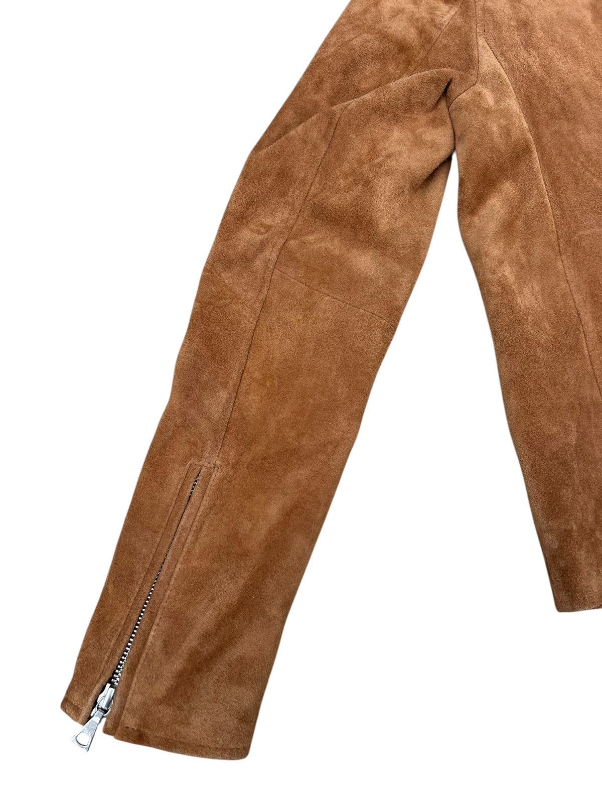 Ciaopanic Ciaopanic Japan Goatskin Suede Leather Slim Racer Jacket Size US M / EU 48-50 / 2 - 18 Thumbnail
