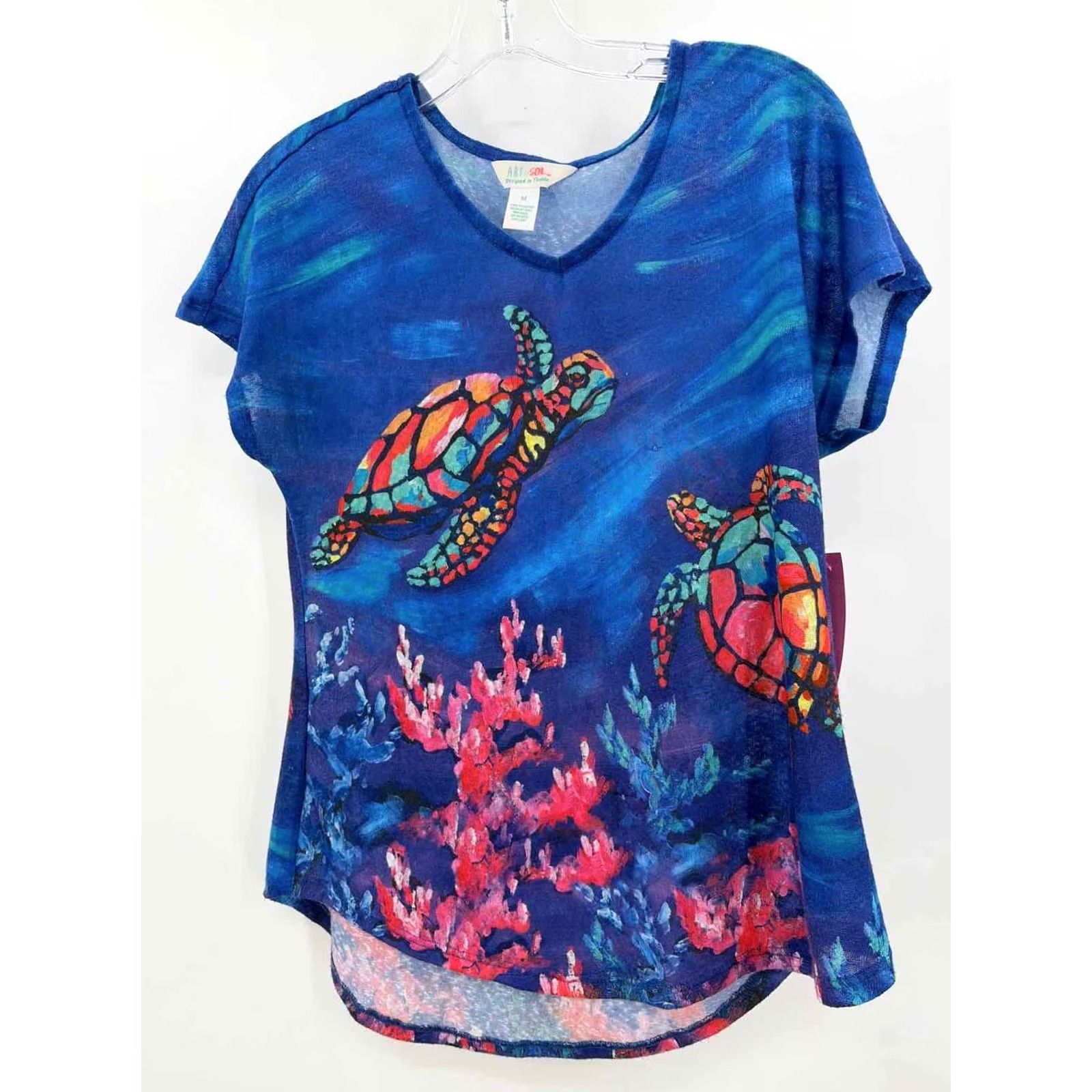 Vintage Art & Sol Purple T-shirt Medium Size M / US 6-8 / IT 42-44 - 2 Thumbnail